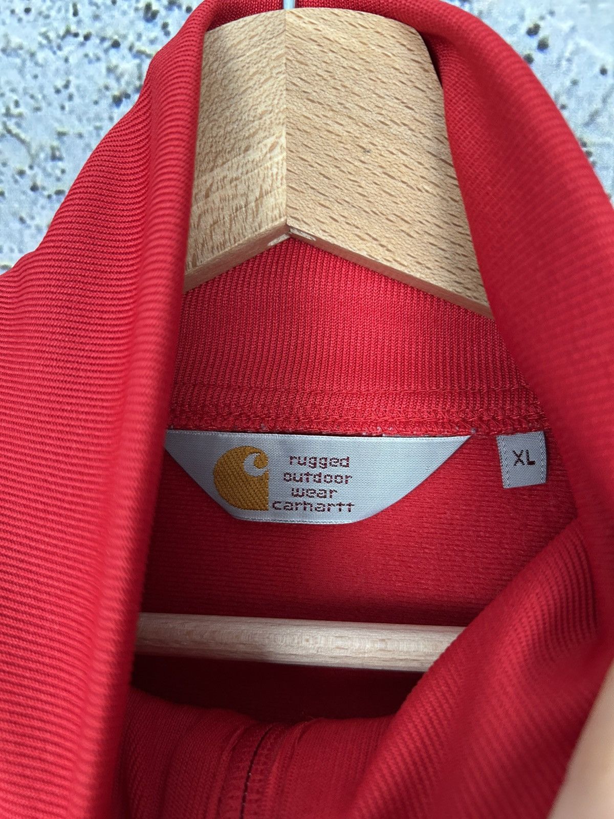 Carhartt Carhartt Warm Up Jacket Red Zip Sweatshirt Tracksuit Hype Size US XL / EU 56 / 4 - 5 Thumbnail