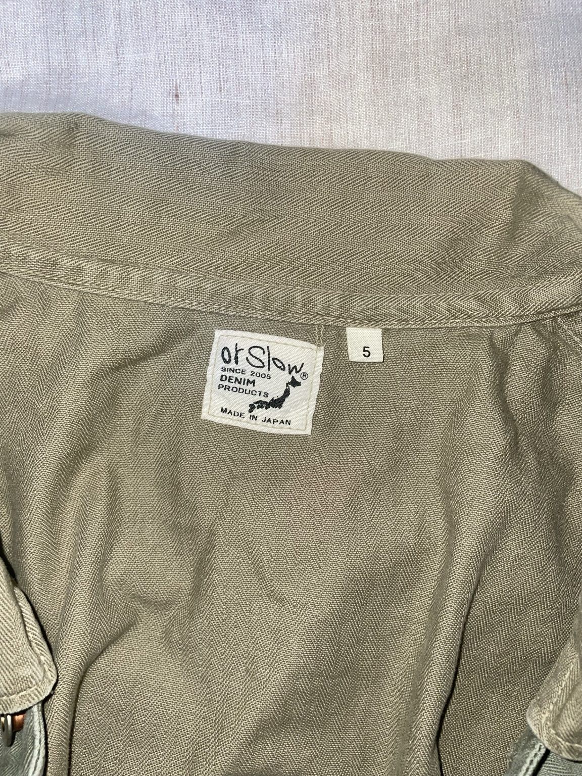 Orslow Herringbone Utility Coverall Jacket Size US XXL / EU 58 / 5 - 5 Thumbnail