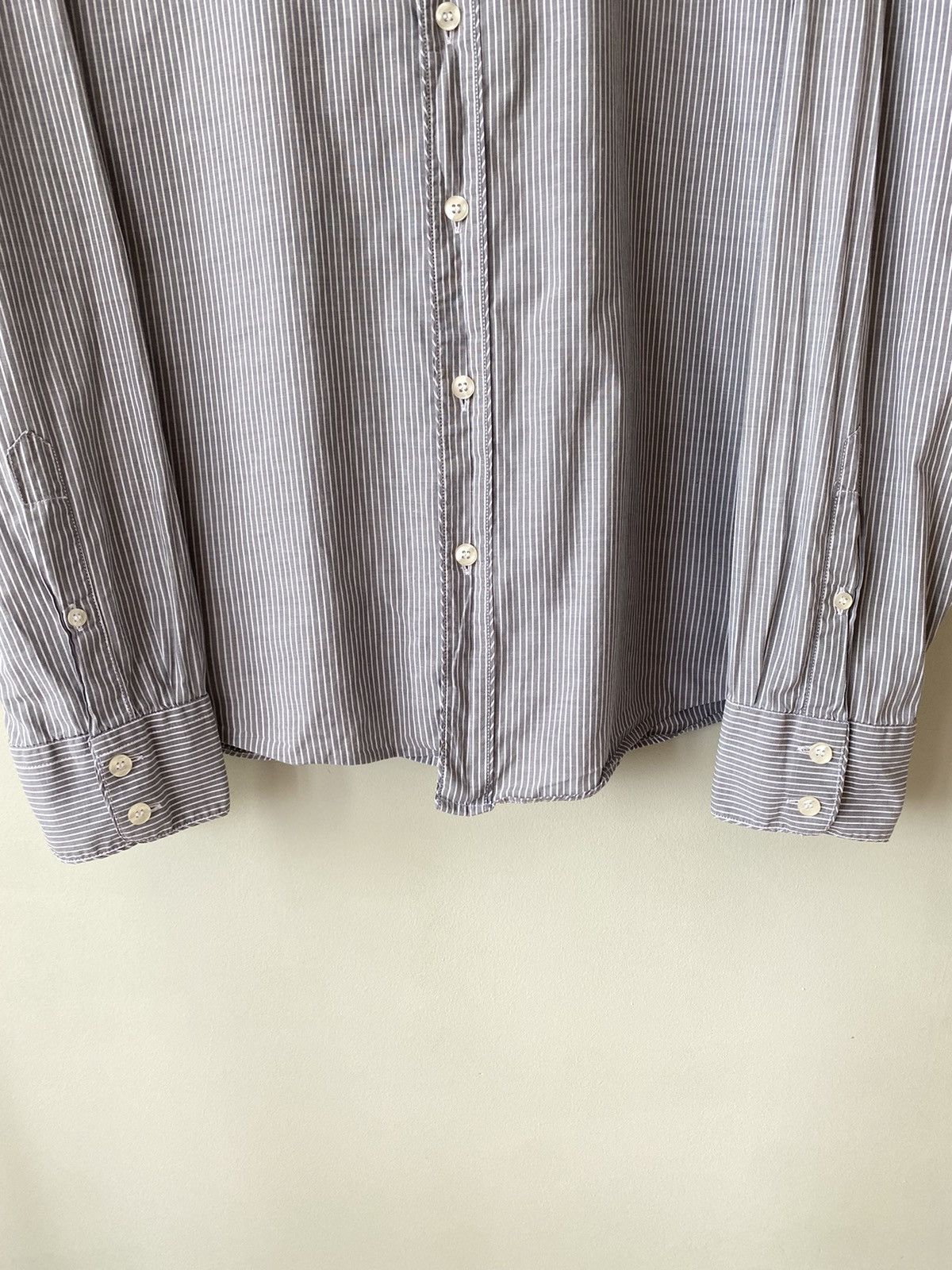 Burberry Burberry by Thomas Burberry striped ls button up shirt Size XL / US 12-14 / IT 48-50 - 2 Thumbnail