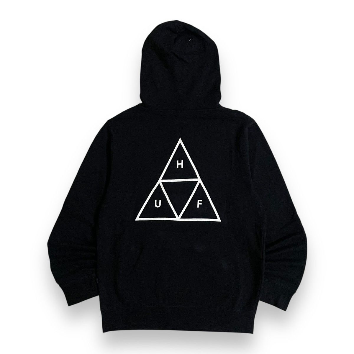 Huf All Black Hoodie HUF Skateboarding Streetwear Pullover Size US L / EU 52-54 / 3 - 1 Thumbnail