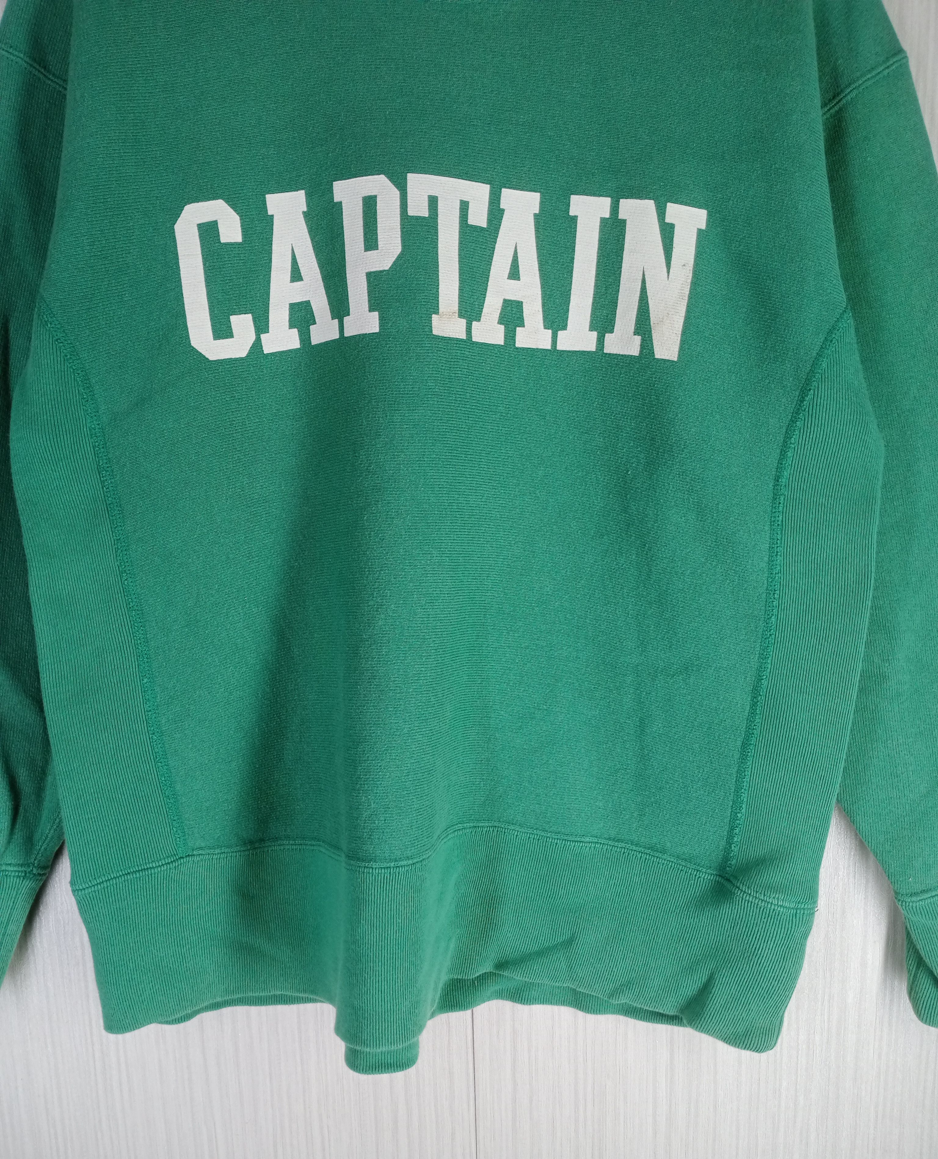 Champion Vintage 90s CAPTAIN Champion Reverse Weave Sweatshirt Size US XS / EU 42 / 0 - 3 Thumbnail