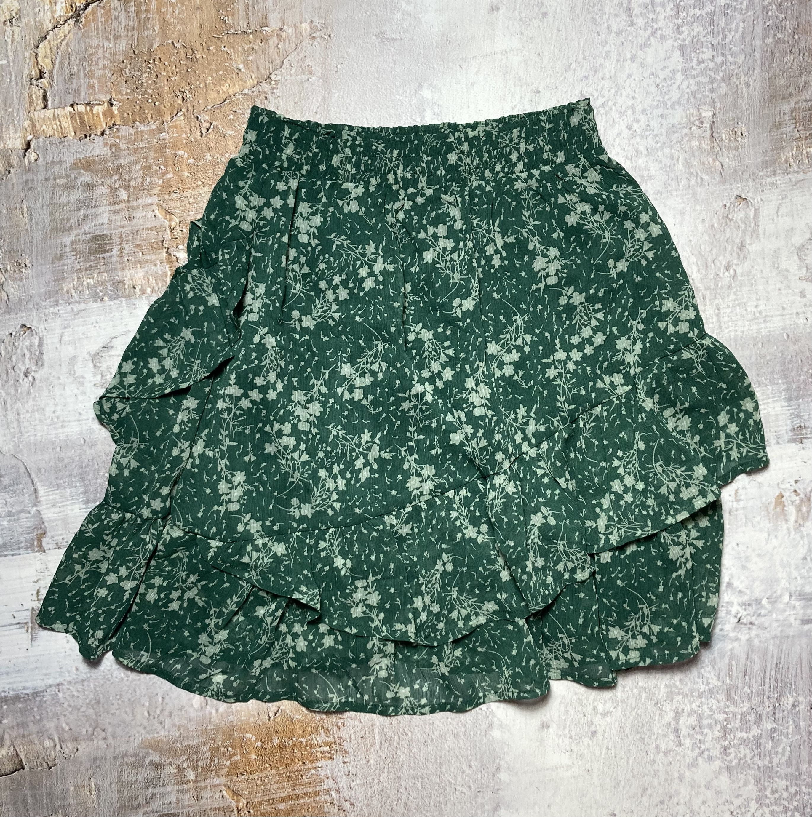 Vintage Floral Skirt Women's Size 34