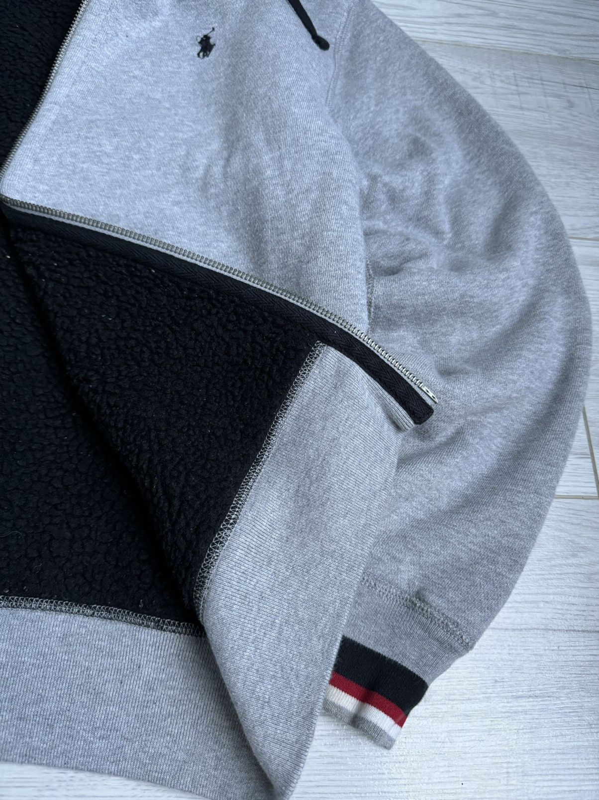 Polo Ralph Lauren 🥶Polo Ralph Lauren Zip Up Hoodie Sherpa Jacket Size US S / EU 44-46 / 1 - 2 Thumbnail