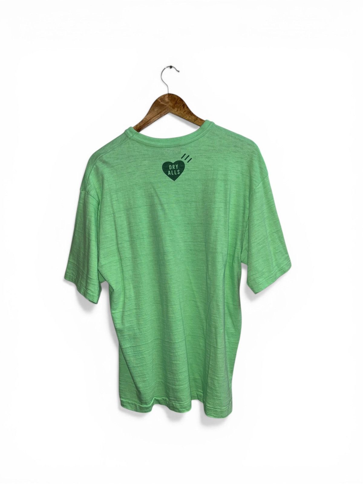 Human Made Archival Heart Logo Mint Green Slub Tee Size US XL / EU 56 / 4 - 4 Thumbnail