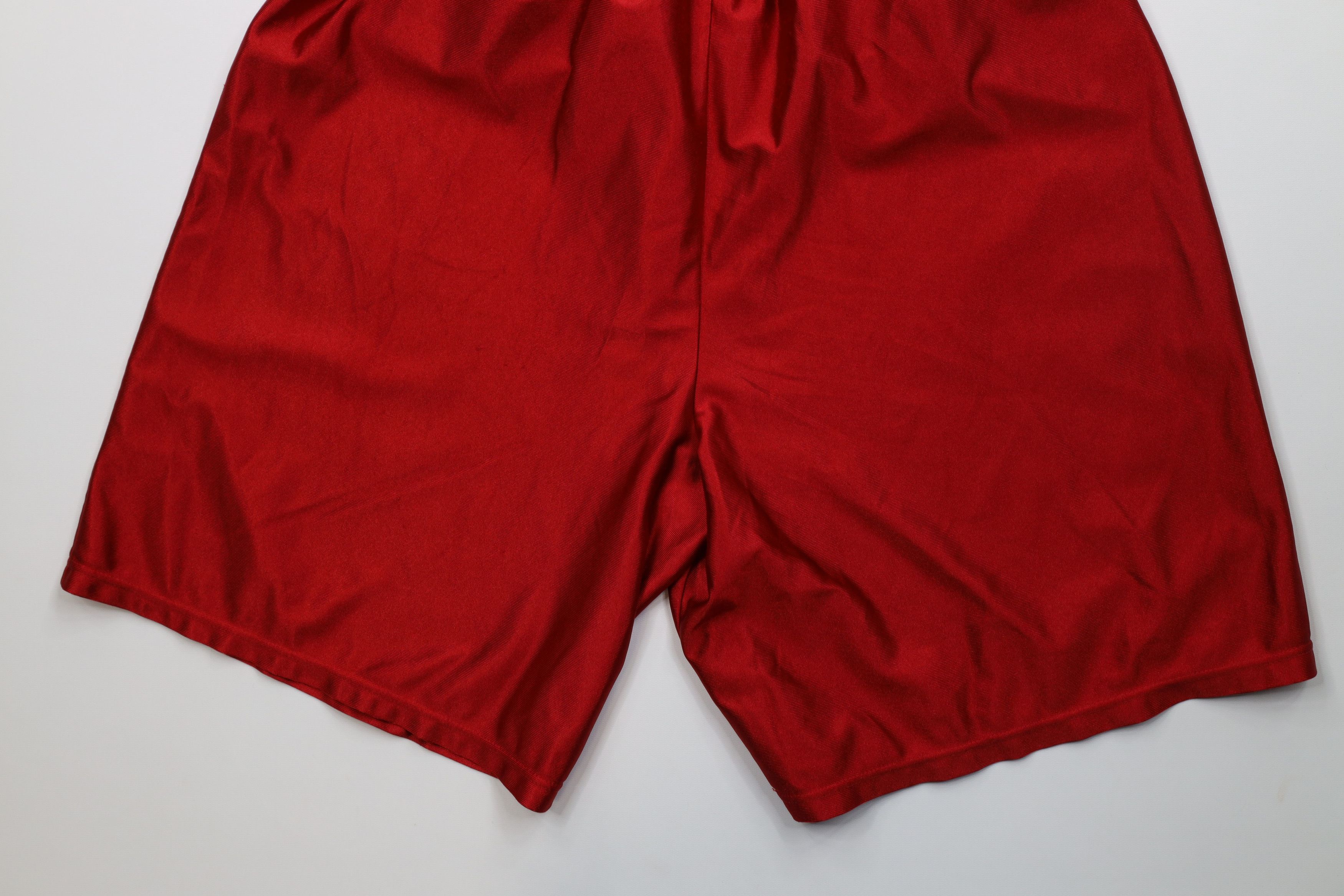 Nike Vintage 90s Y2K Nike Mini Swoosh Silky Basketball Shorts USA Size US 38 / EU 54 - 11 Thumbnail