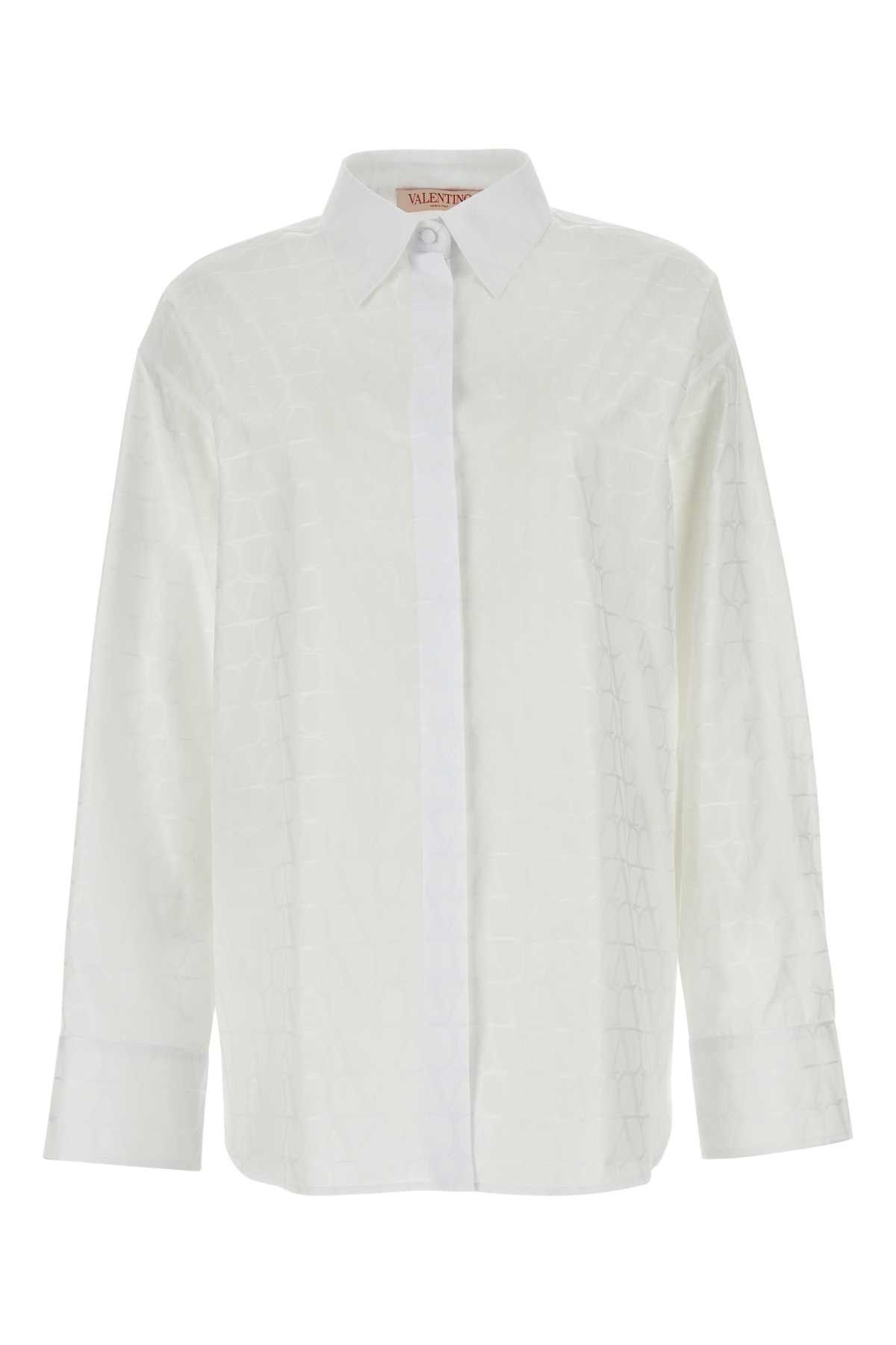 image of Valentino Garavani Camicia in White, Women's (Size Small)