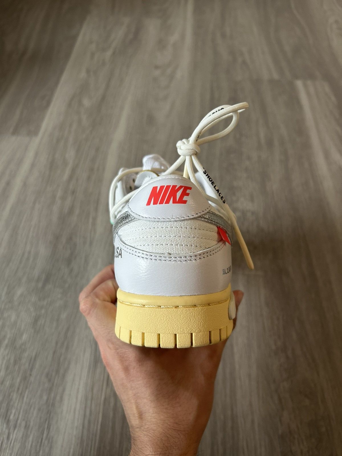 Nike × Off-White Off-White X Nike Dunk Low 01 Of 50 Size 8 Size US 8 / EU 41 - 10 Thumbnail