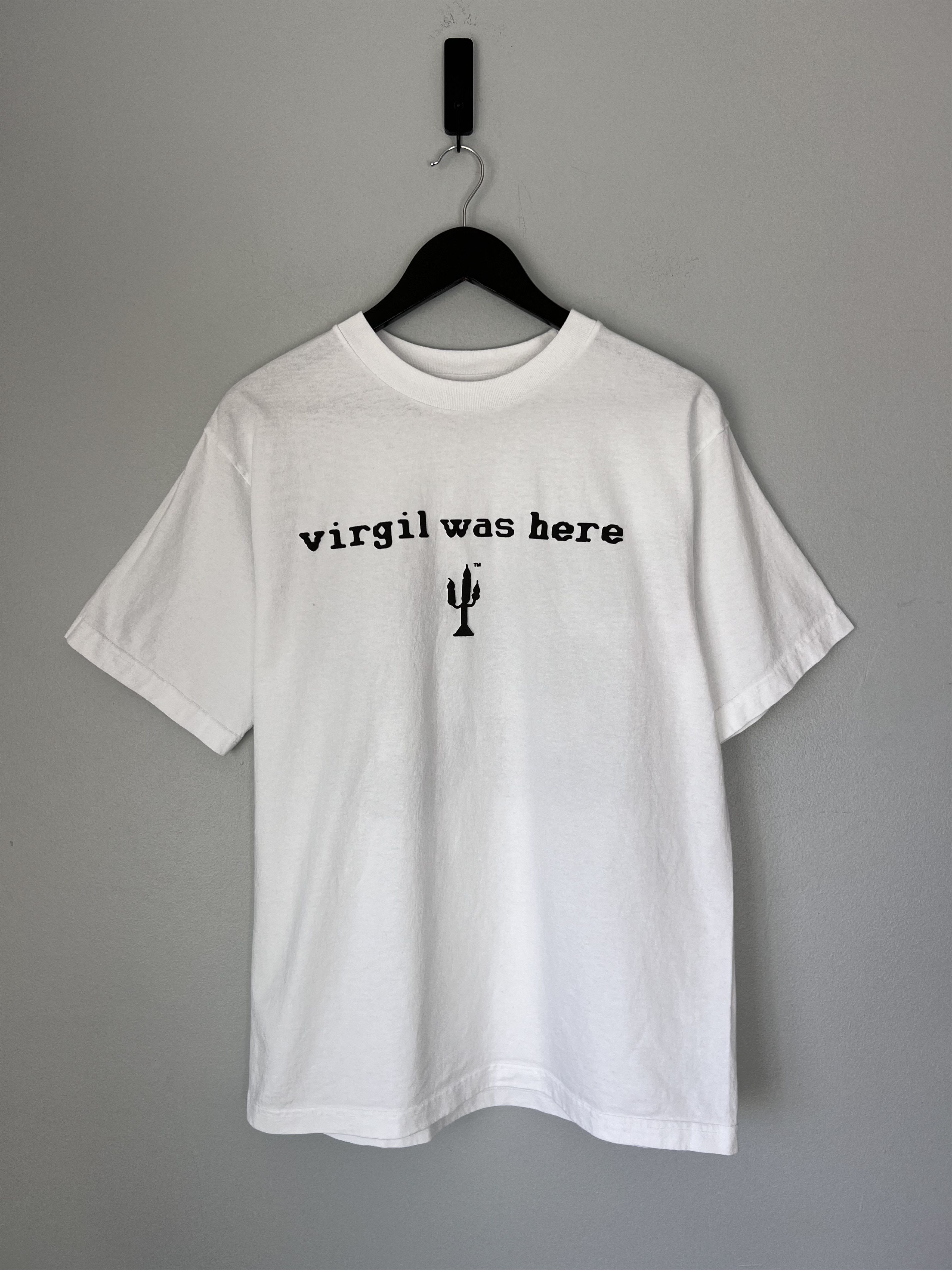 Cactus Plant Flea Market Virgil Abloh CPFM Virgil Was Here Tee in White Size US M / EU 48-50 / 2 - 1 Thumbnail