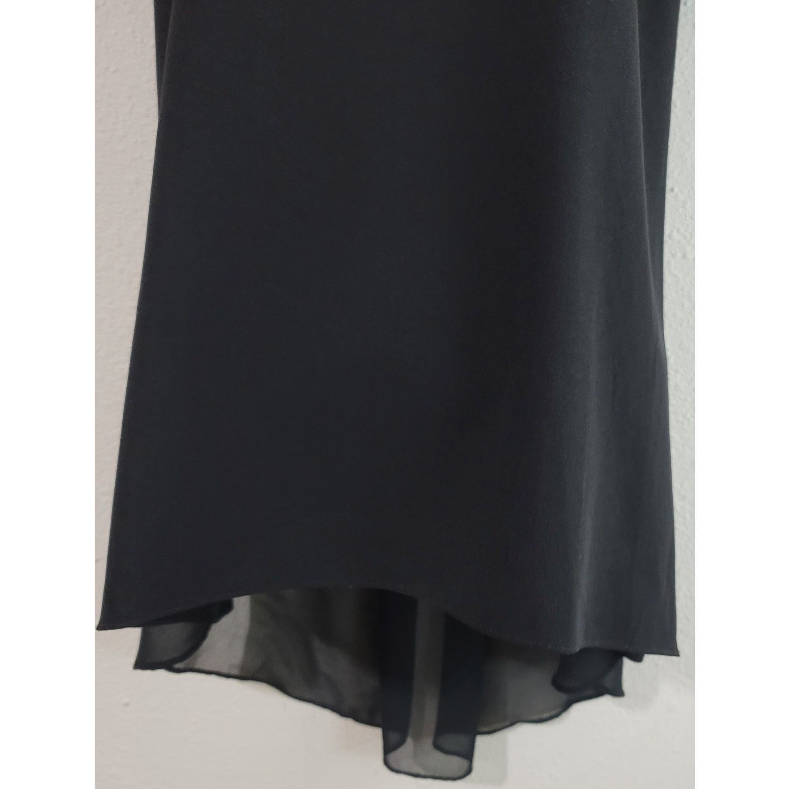 Other Umgee Black Hi Low Hem Scoop Neck Top S Sheer Back Keyhole Size S / US 4 / IT 40 - 2 Thumbnail