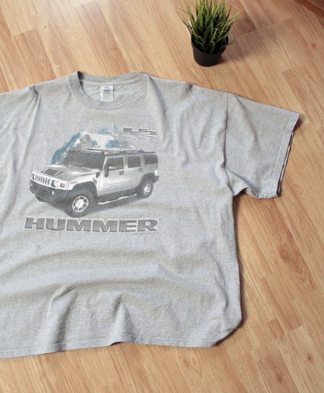 Vintage 🔥 90s Hummer H2 Vintage T Shirt USA Car Jeep Ford Y2K Truck Size US XXL / EU 58 / 5 - 2 Thumbnail