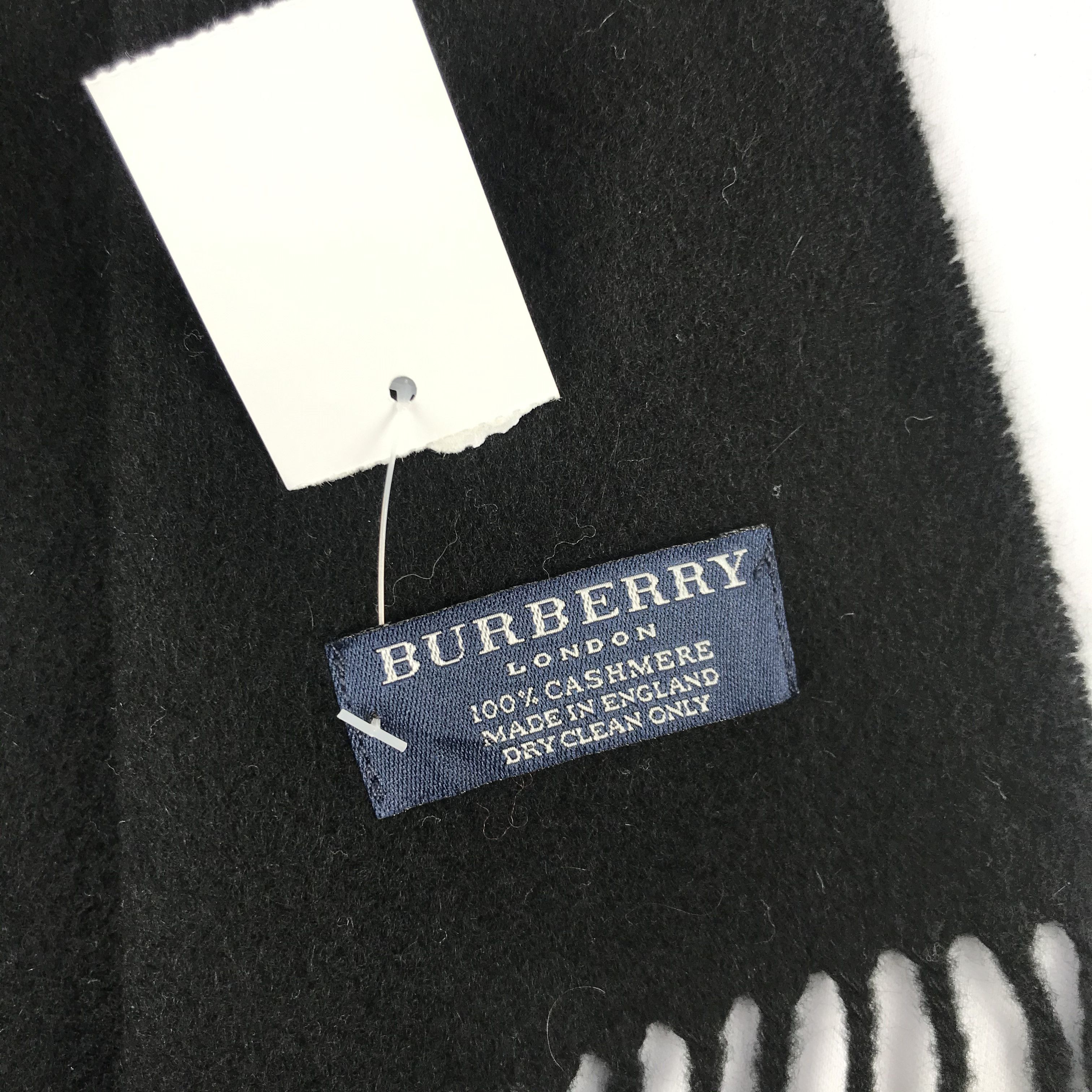 Burberry × Vintage Vintage Burberry Scarf Muffler Wool Cashmere Scarves Size ONE SIZE - 5 Thumbnail