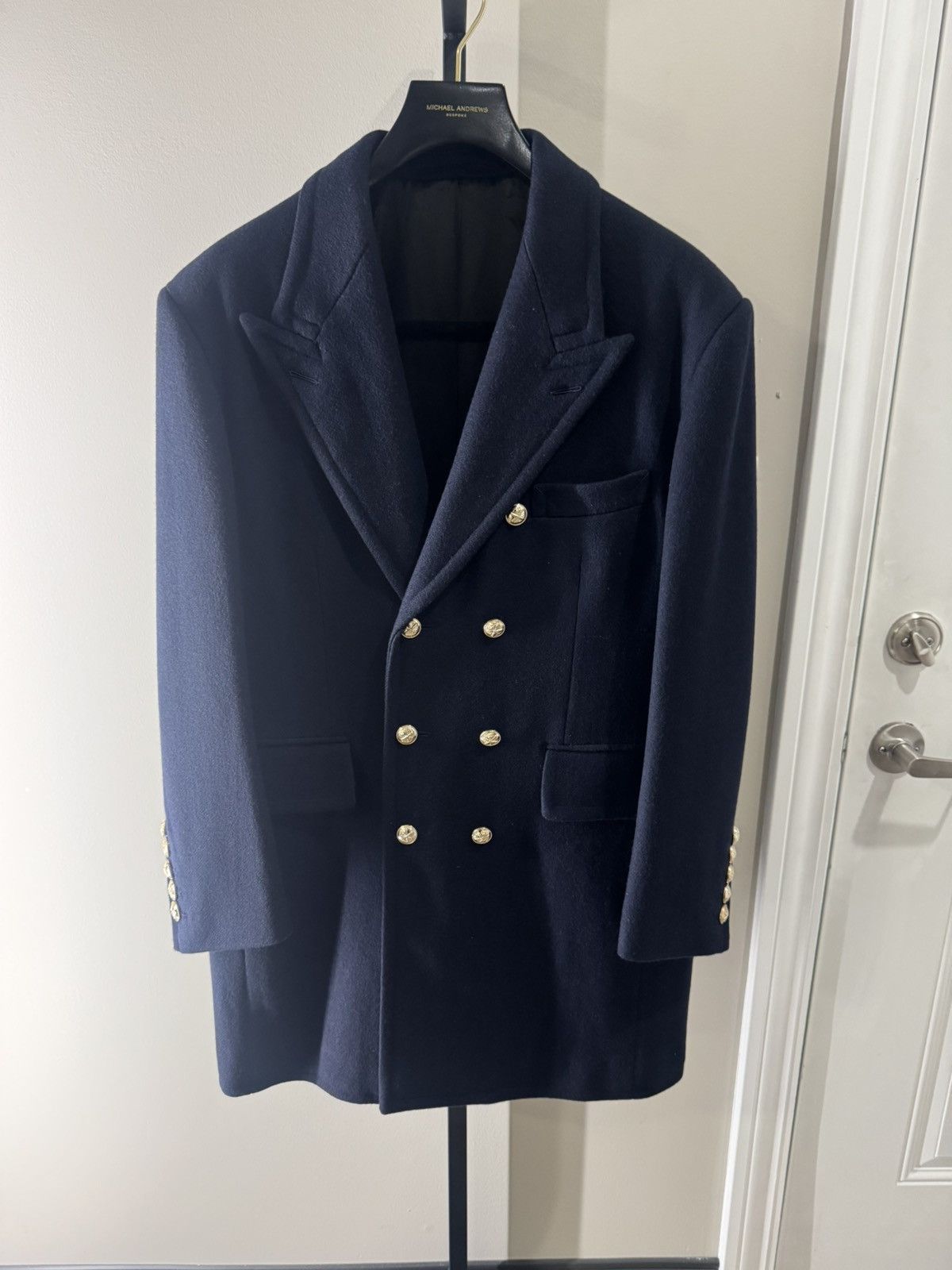 Other Custom Double-Breasted Allure Overcoat — Michael Andrews Size US L / EU 52-54 / 3 - 7 Thumbnail