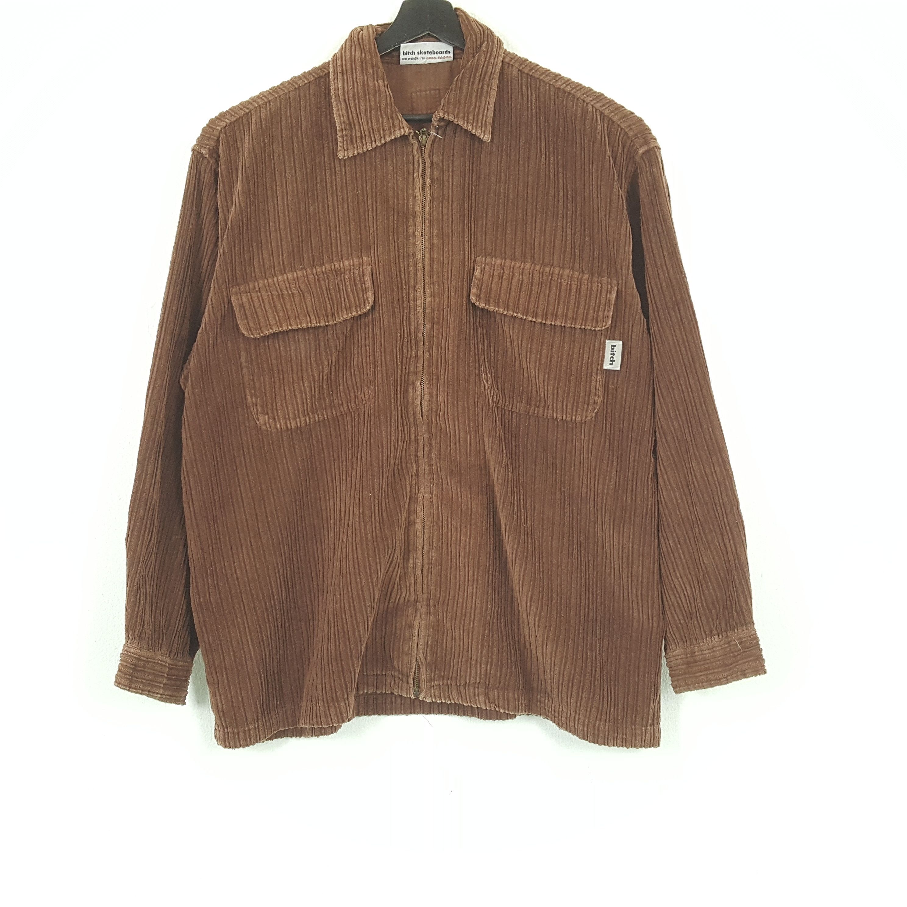 Vintage Bitch Skateboard Double Pocket Corduroy Style Jacket Size US XL / EU 56 / 4 - 1 Thumbnail
