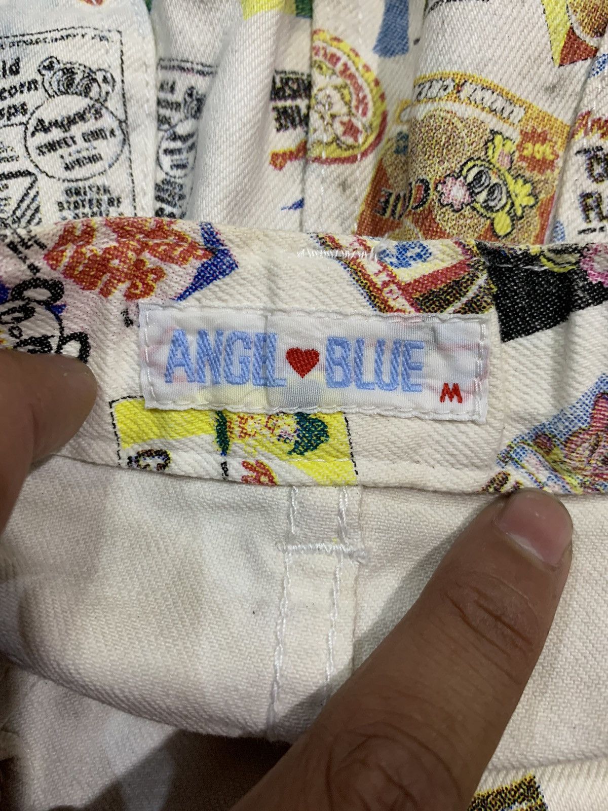 Angel Blue × Hysteric Glamour × Vintage 💸BINDINGOFFER💸Vintage angle blue mini skirt Size 24" / US 00 / IT 34 - 8 Thumbnail