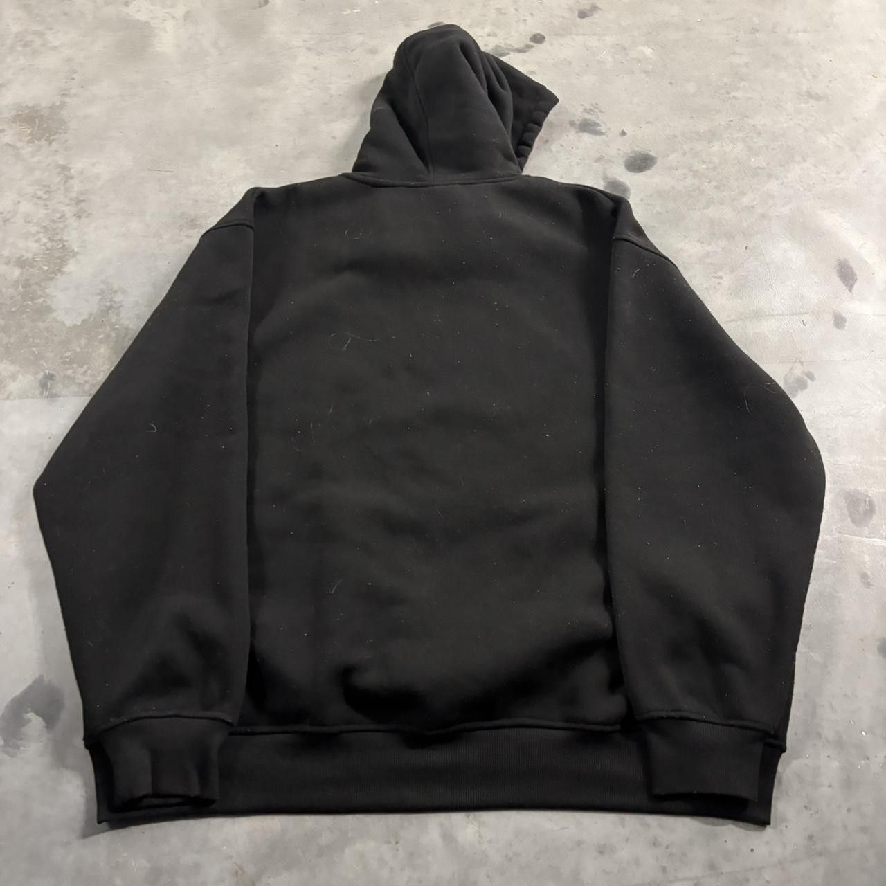Vintage Crazy Vintage Y2K/2000s Black & Red Miskeen Streetwear Skater Style Hoodie! Size US XXL / EU 58 / 5 - 7 Thumbnail