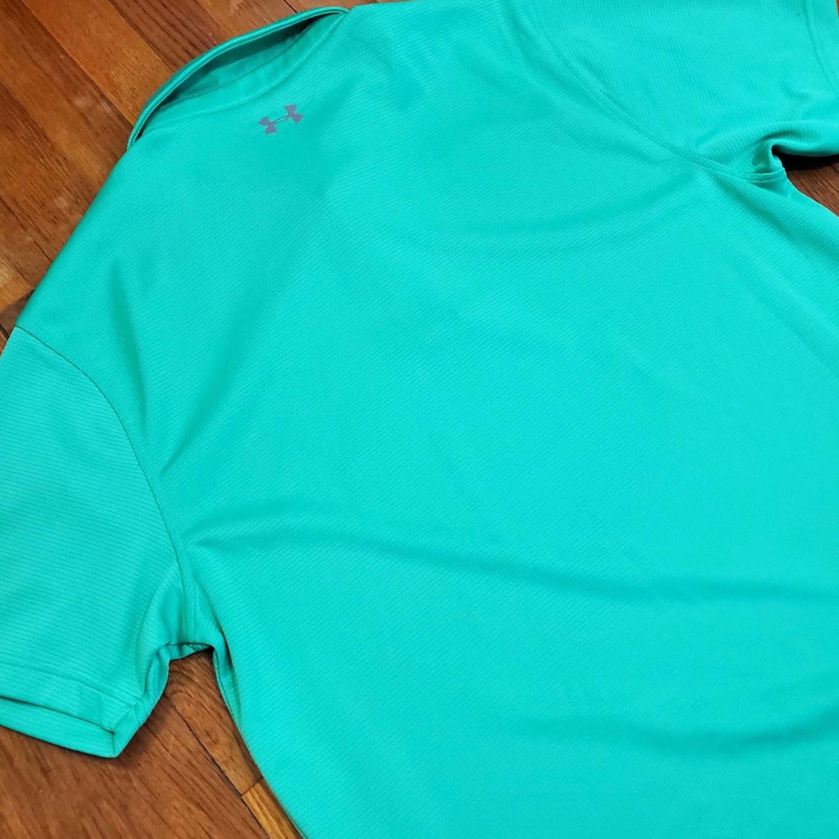 Under Armour Under Armour Polo Shirt Mens XL Green Solid HeatGear Golf Performance Loose Fit Size US XL / EU 56 / 4 - 7 Thumbnail
