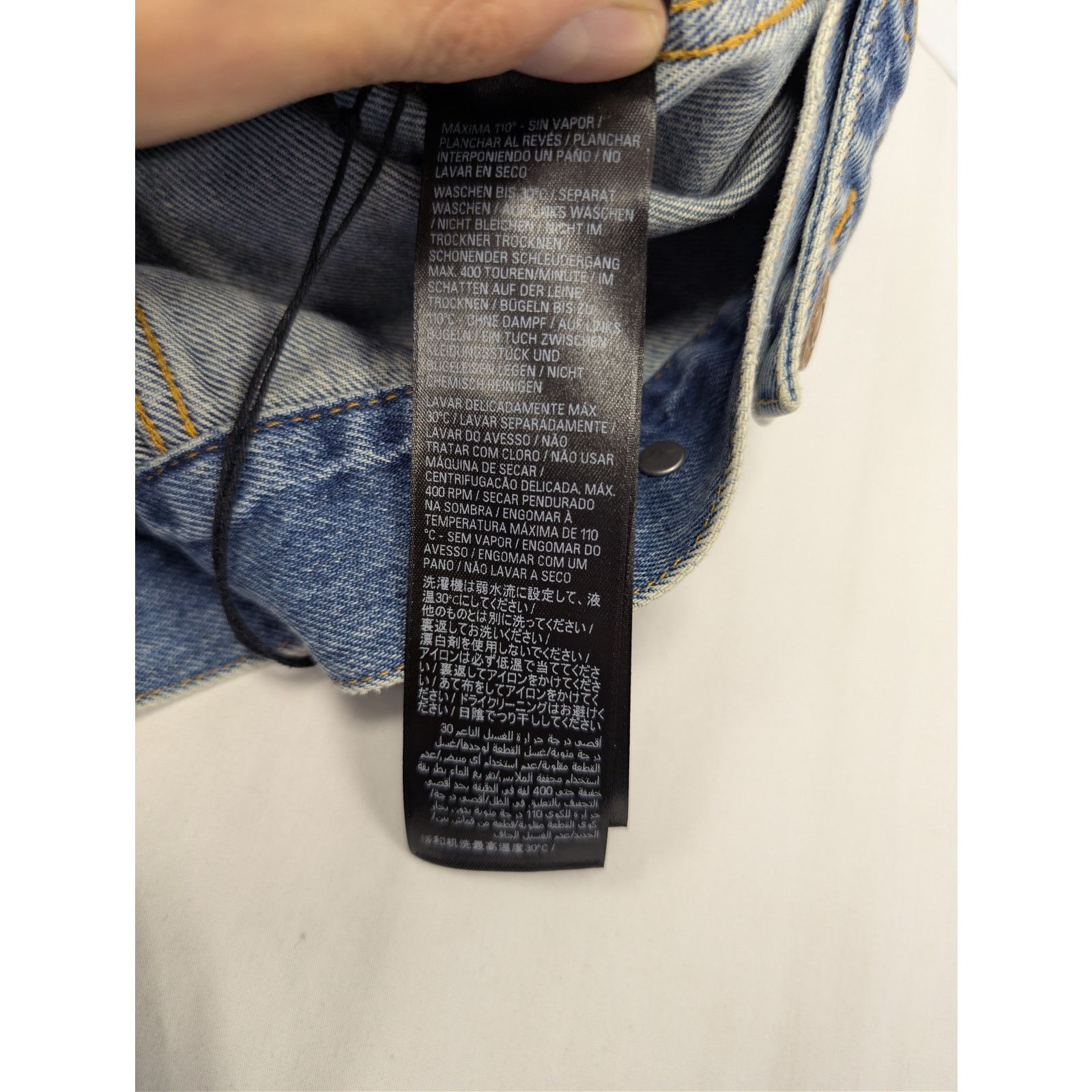 Balenciaga o1rshd1 Denim Organic Japanese Twill Jacket in Green/Olive L Size US L / EU 52-54 / 3 - 17 Thumbnail