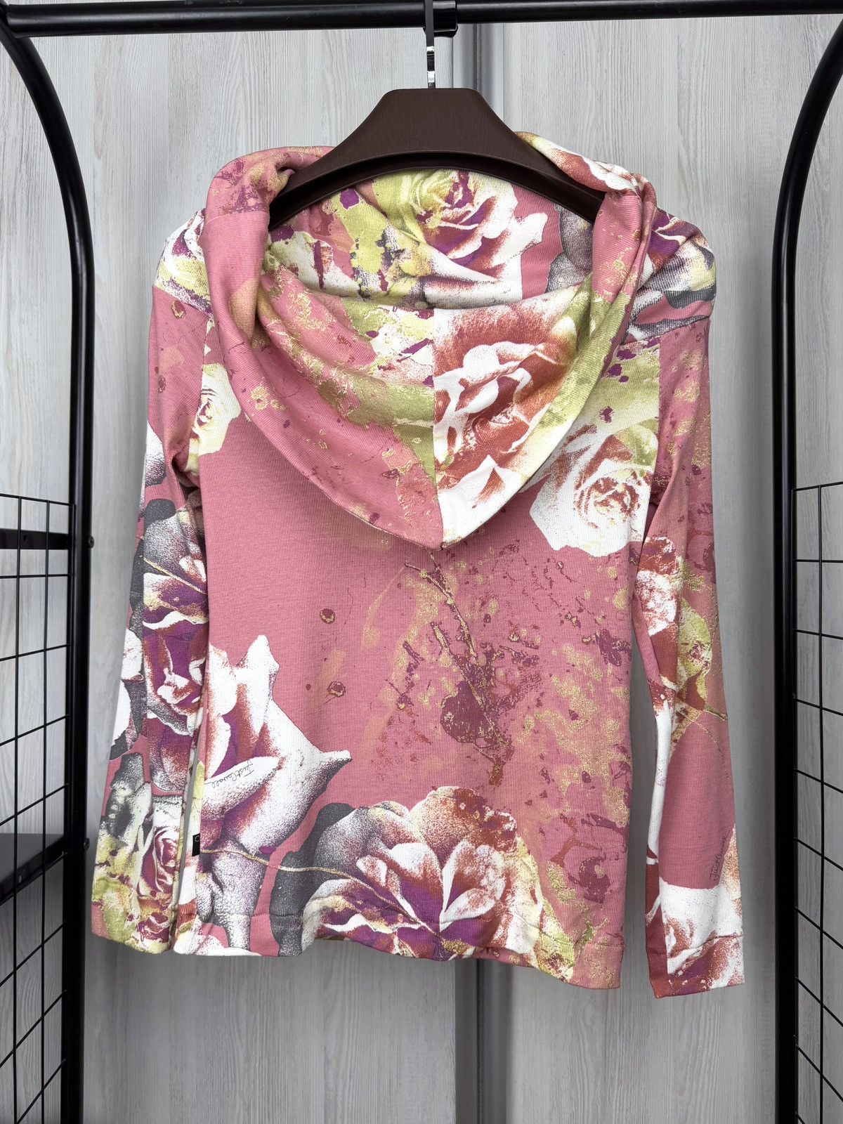 Just Cavalli Just Cavalli Floral Flower cowl neck sweater long sleeve Size S / US 4 / IT 40 - 3 Thumbnail
