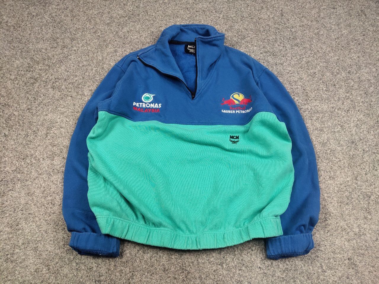 MCM Rare Vintage 80's MCM Sauber Petronas Formula Sweatshirt Size US M / EU 48-50 / 2 - 3 Thumbnail