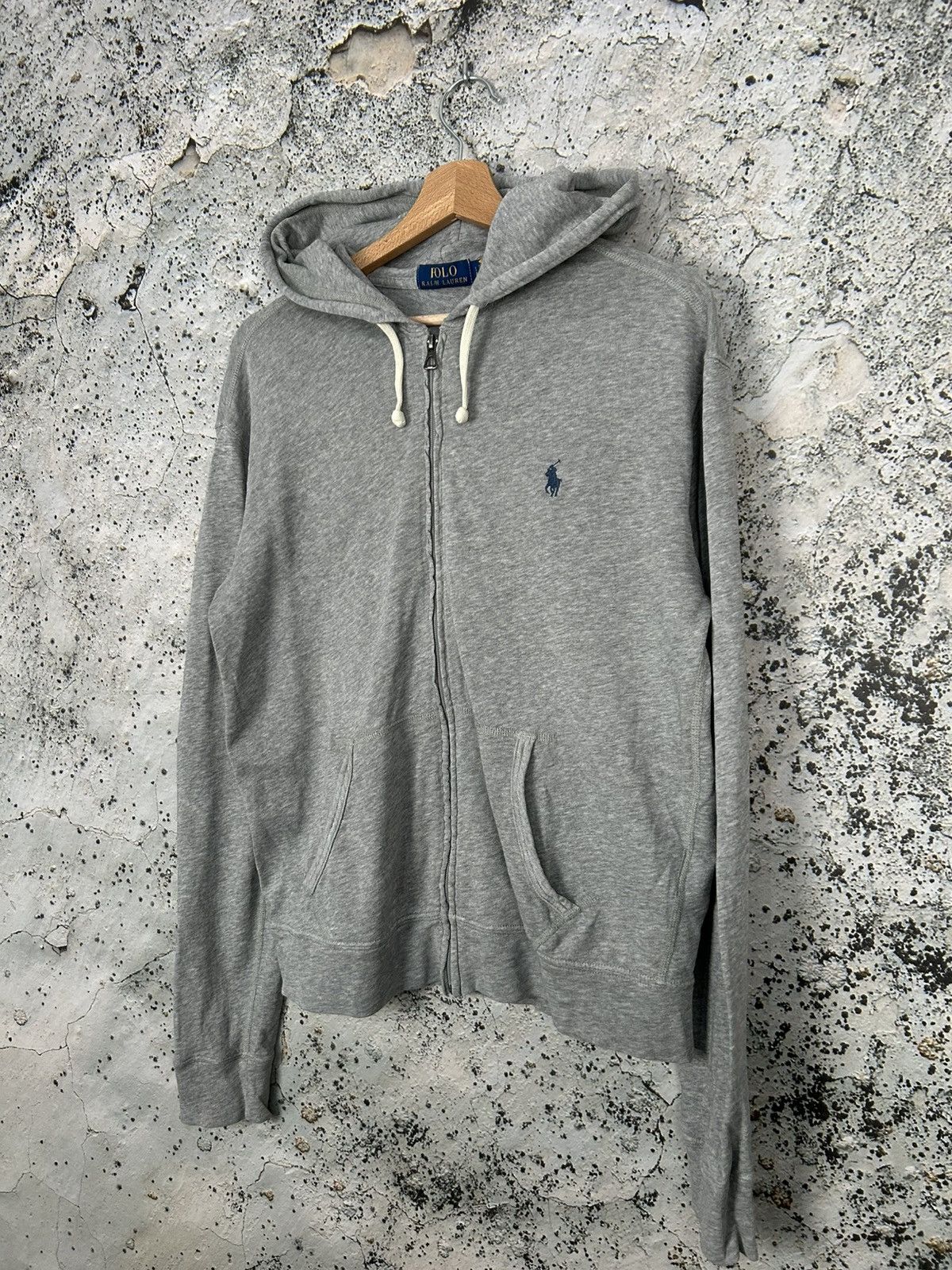Polo Ralph Lauren Polo Ralph Lauren Zip Grey Hoodie Premium Streetwear Size US S / EU 44-46 / 1 - 2 Thumbnail