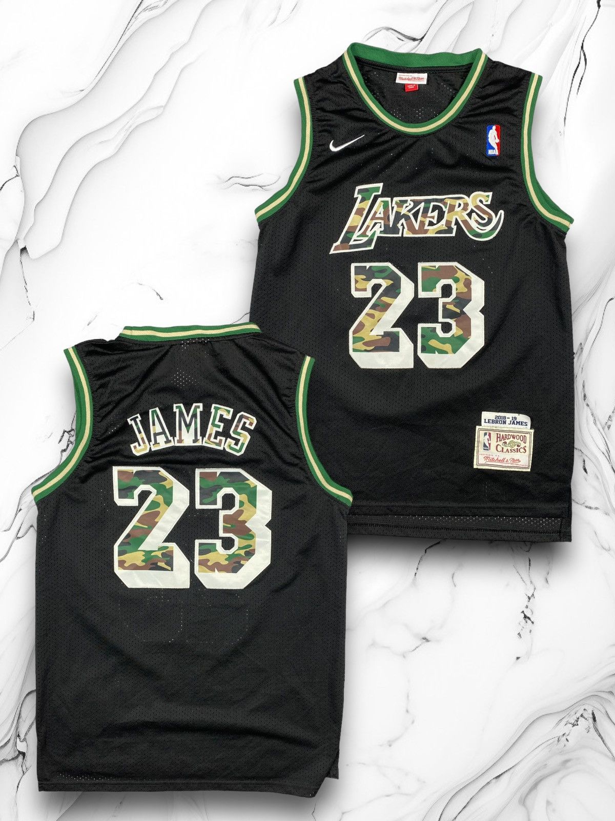Nike Nike Lakers James Lebron 23 Hardwood Classic Jersey Size US M / EU 48-50 / 2 - 1 Thumbnail