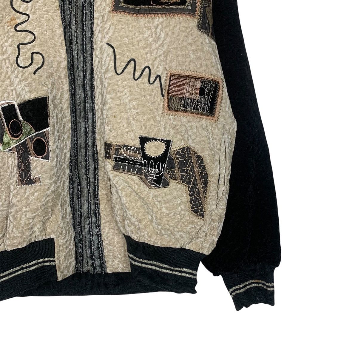 Japanese Brand JYE SHIUN Art Design Bomber Jacket #1794-C15 Size US L / EU 52-54 / 3 - 4 Thumbnail