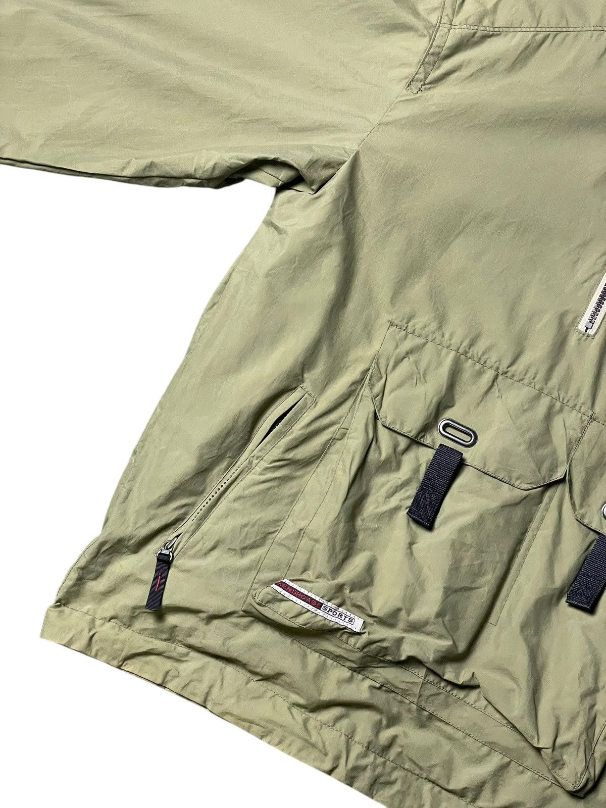 Japanese Brand × Kensho Abe × Vintage Kensho Abe Sports Half Zipper Pullover Jacket (96) Size US S / EU 44-46 / 1 - 5 Thumbnail