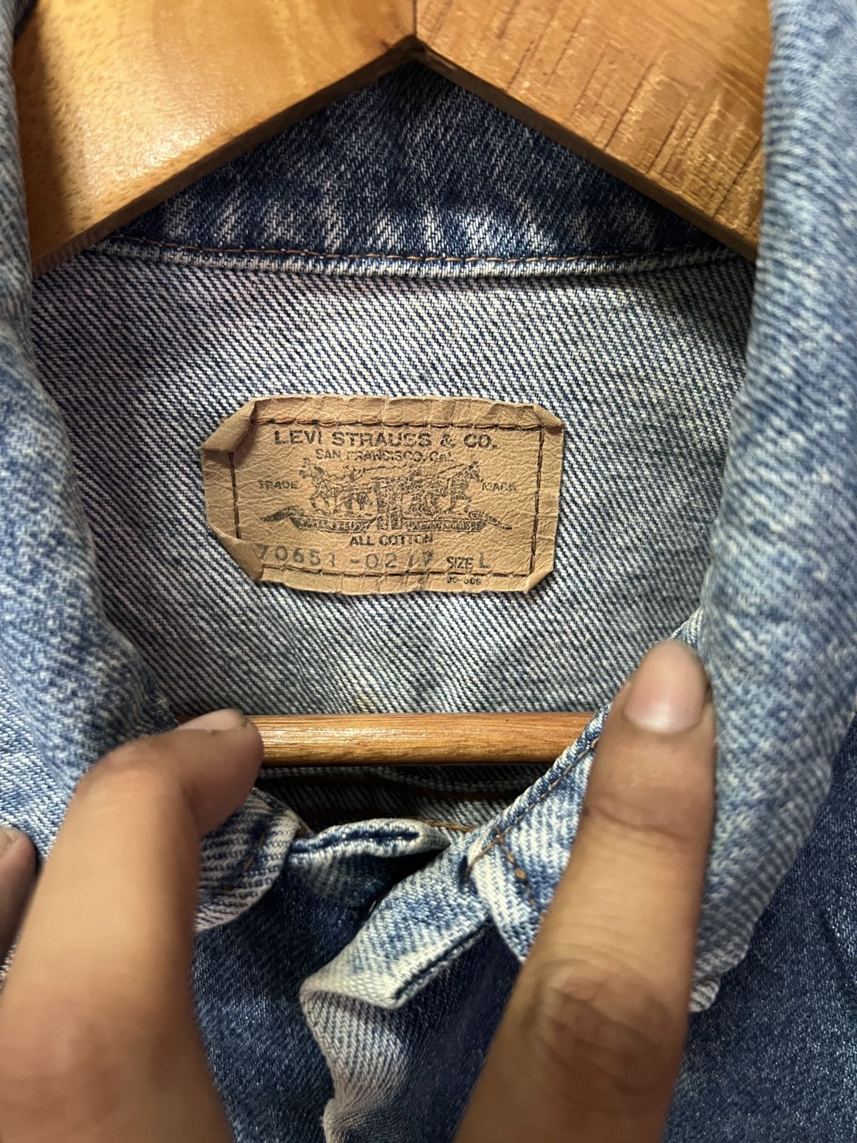 Levi's Vintage Clothing Vintage Trucker Levis Denim Orange Tag Size US M / EU 48-50 / 2 - 4 Thumbnail
