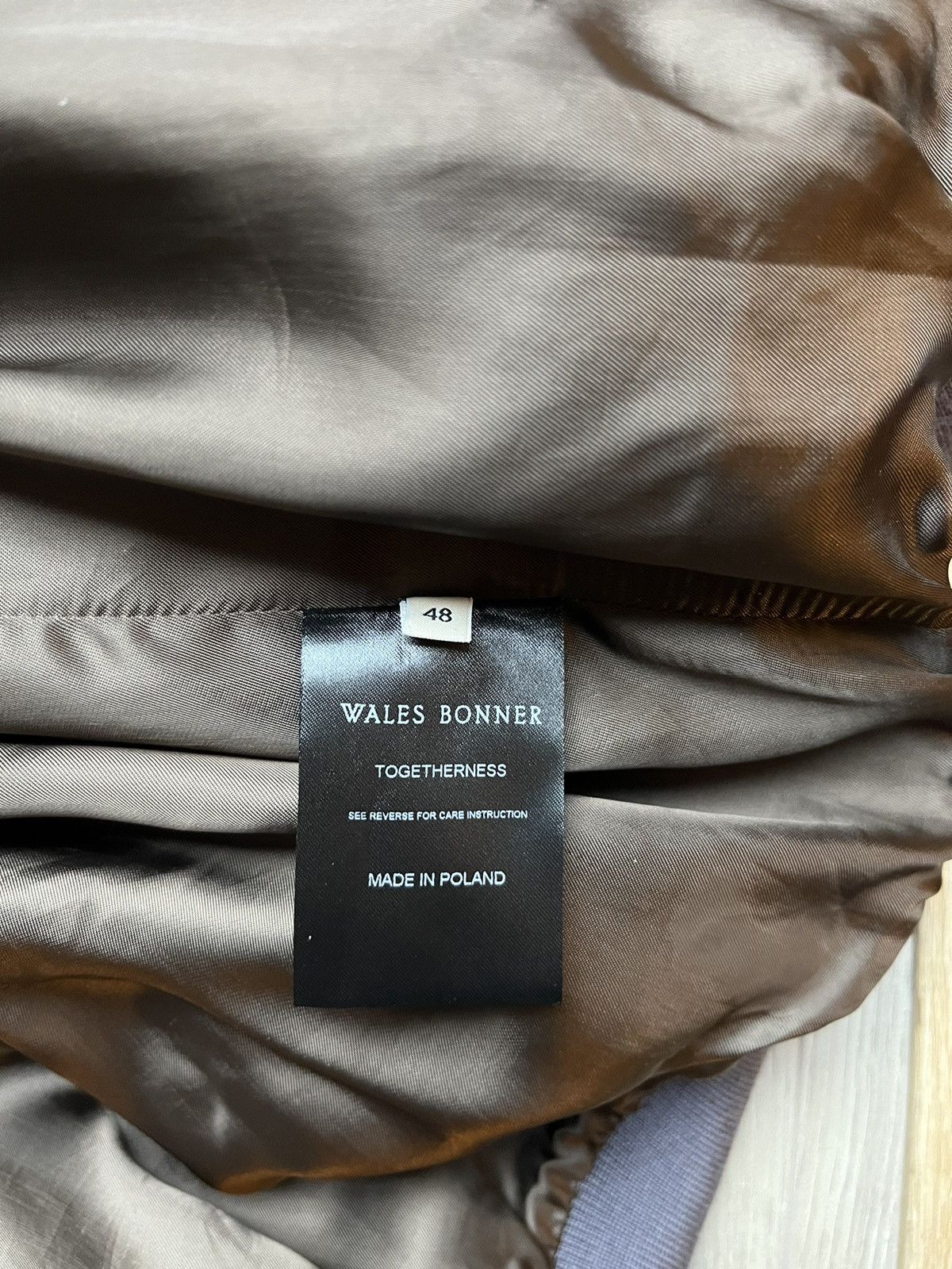 Wales Bonner Wales Bonner Houndstooth Bomber Jacket Size US M / EU 48-50 / 2 - 6 Thumbnail