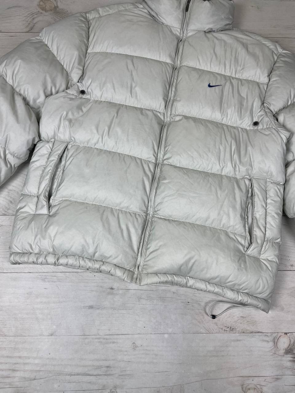 Nike Vintage Nike Puffer Jacket 00s Dowm Swoosh Size US XL / EU 56 / 4 - 2 Thumbnail