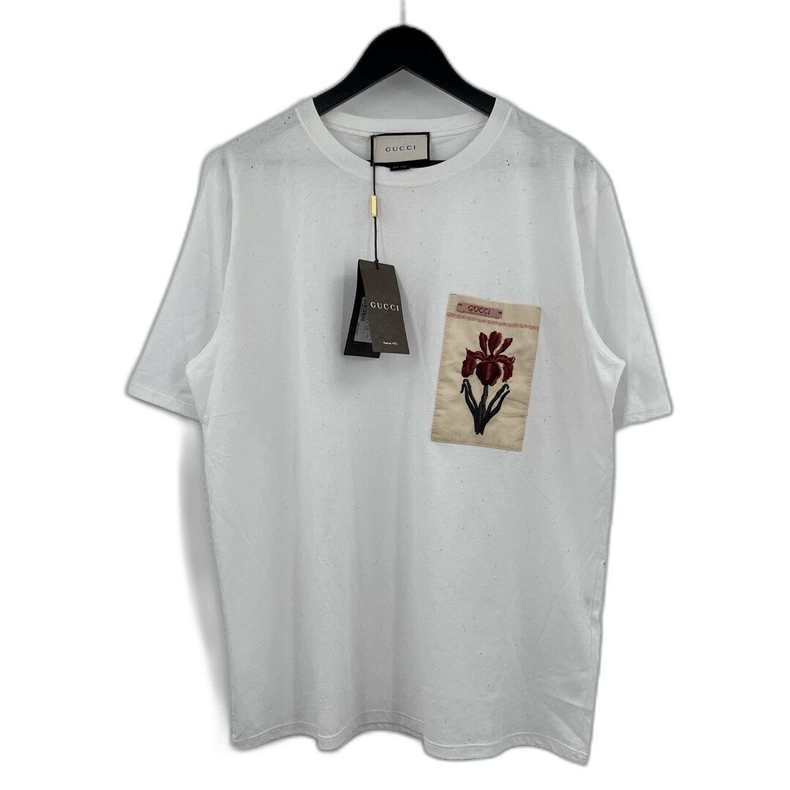 Gucci Floral Pocket Short Sleeve Shirt-2505