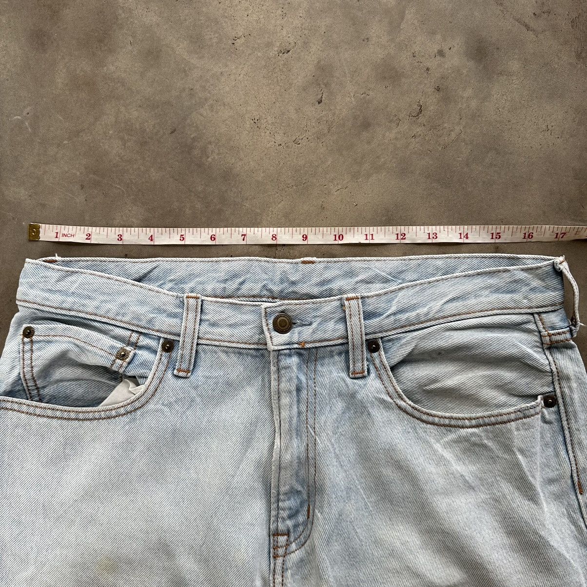 Japanese Brand × Jean × Vintage Vintage Japanese Lightwash Distressed Faded Denim Jean Pant Size US 34 / EU 50 - 9 Thumbnail