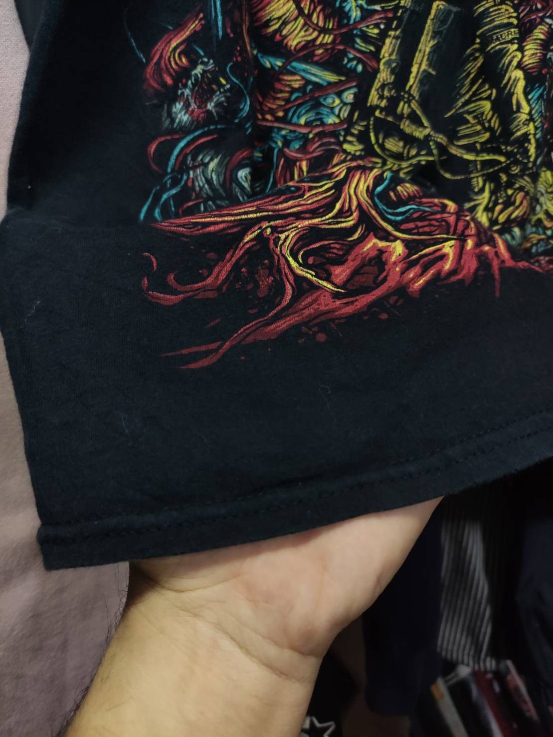 Band Tees Vtg 00's The Black Dahlia Murder " The Thing " Dan Mumford Size US M / EU 48-50 / 2 - 8 Thumbnail