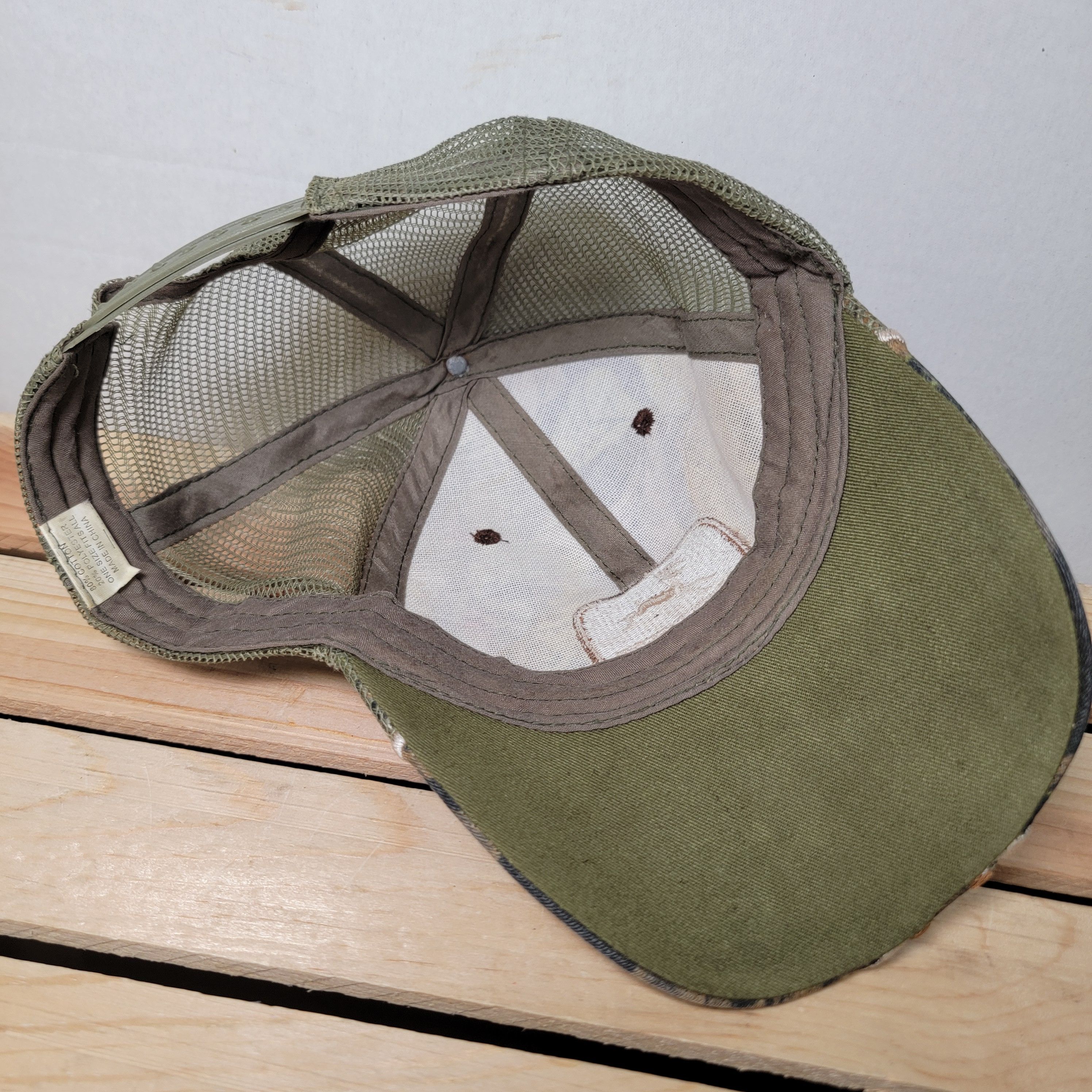 John Deere John Deere Green Camo Adjustable Trucker Hat - OSFA Size ONE SIZE - 7 Thumbnail