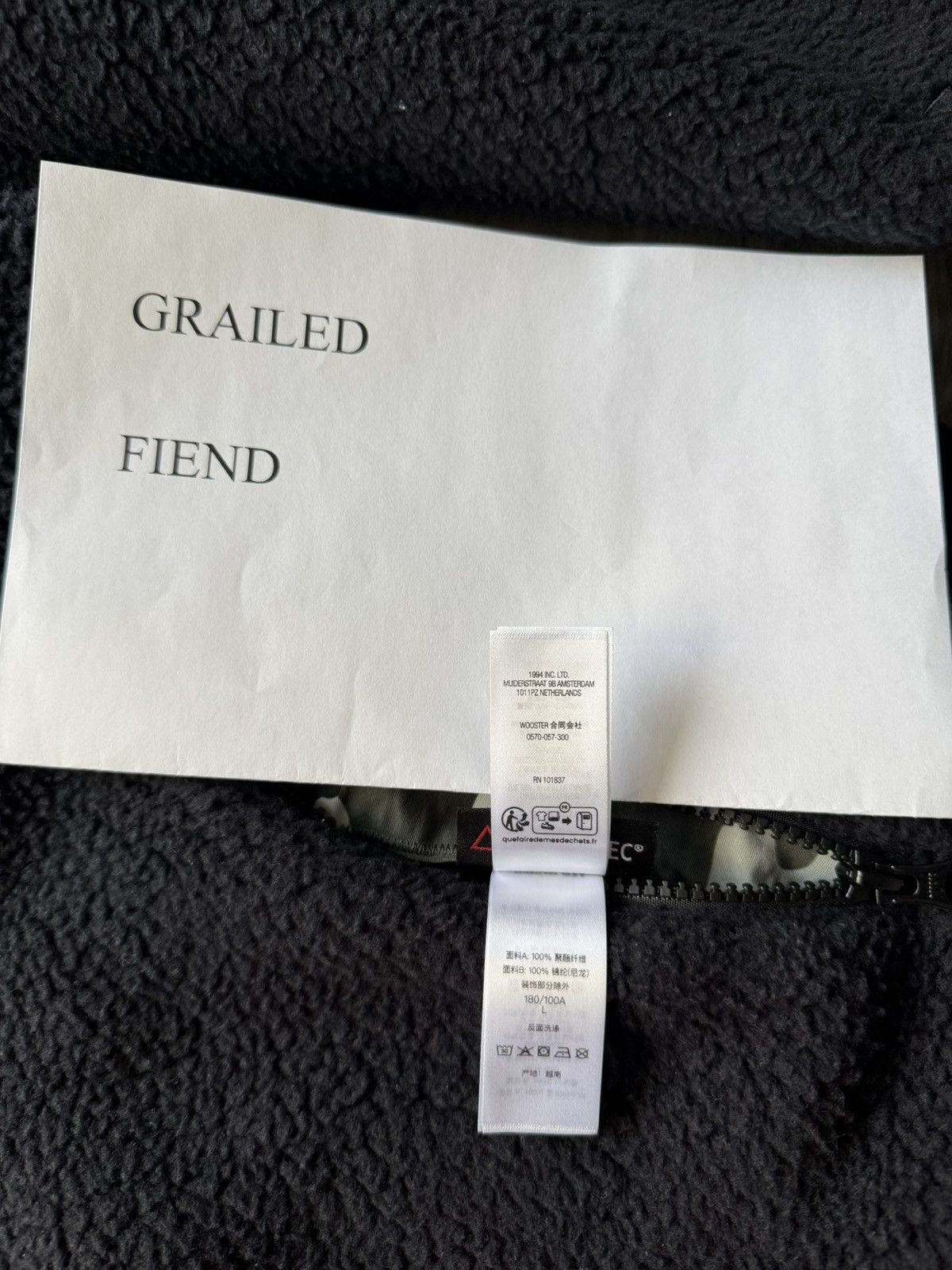 Supreme Supreme Polartec Black/Camo Pullover Size US L / EU 52-54 / 3 - 9 Thumbnail