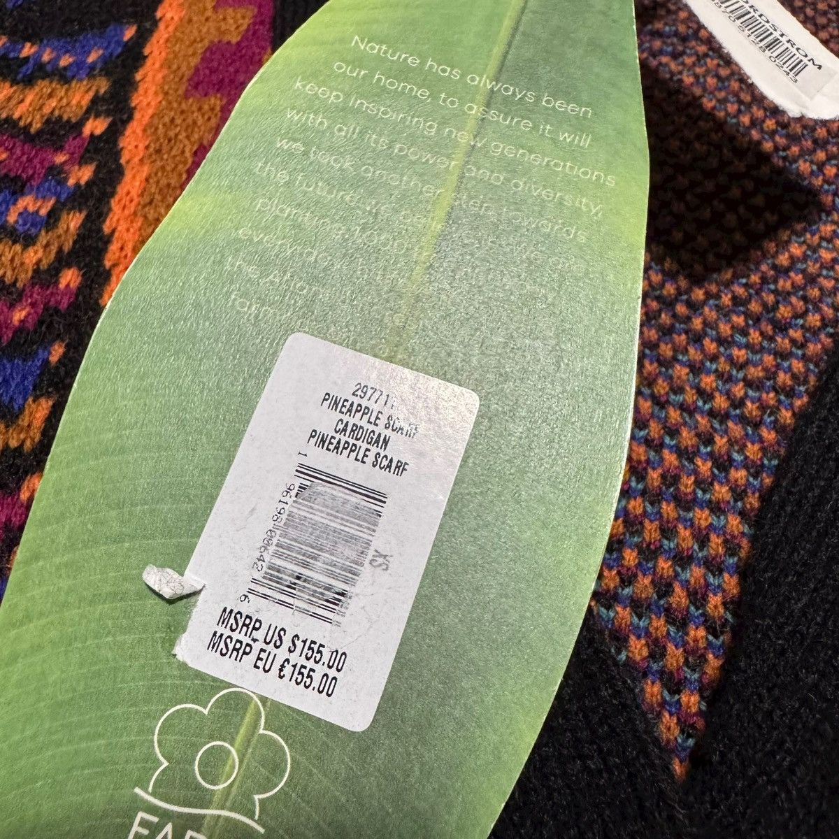 Farm Rio NWT Farm Rio Pineapple Scarf Cardigan Sweater Women's XS Size XS / US 0-2 / IT 36-38 - 6 Thumbnail