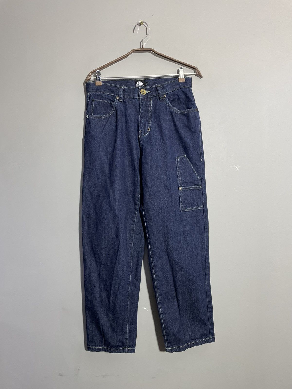 Southpole Y2K Southpole Big Logo navy blue denim pants size 30 Size US 30 / EU 46 - 2 Thumbnail