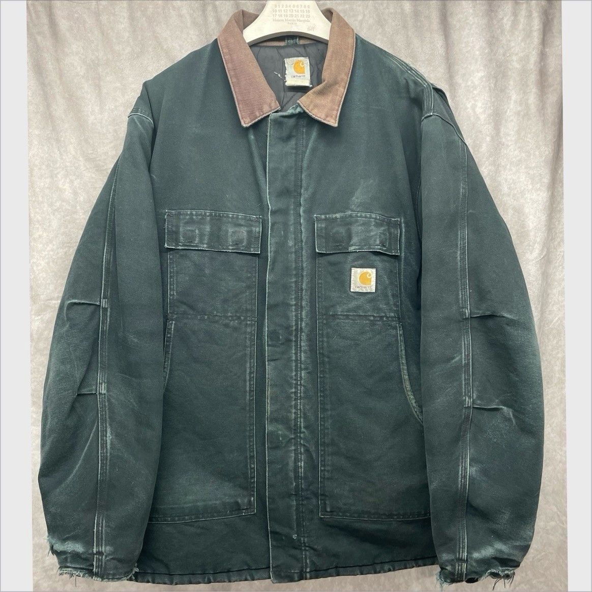 Carhartt VTG Carhartt C03 Black Duck Arctic Quilt Traditional Coat Co Size US XL / EU 56 / 4 - 1 Thumbnail