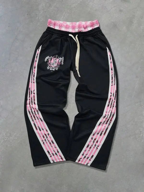 Japanese Brand Hirase x Miki DRIP Loose Stripe Y2K Sweatpants Size US 30 / EU 46 - 6 Thumbnail