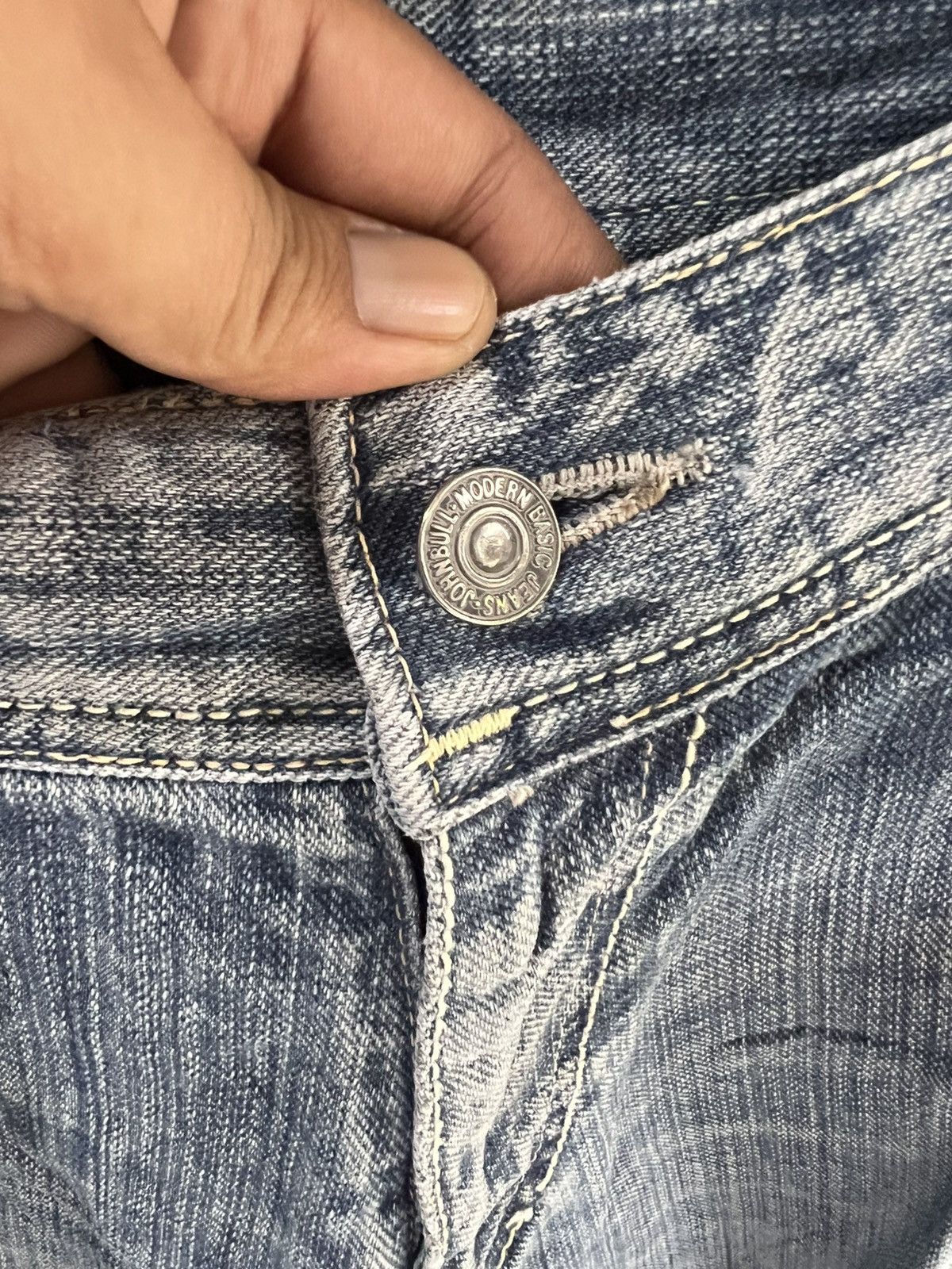 Johnbull 🔥Vintage Johnbull Kojima Japan Distressed Denim Size US 33 - 9 Thumbnail