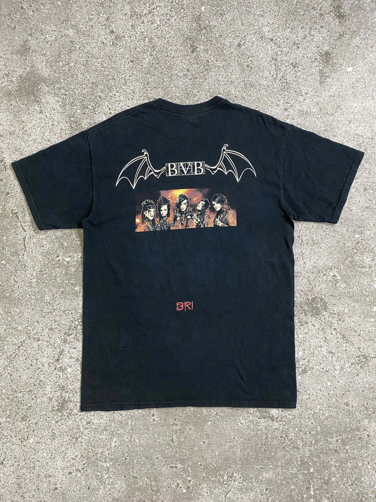 Band Tees Vintage Black veil brides setting the world t shirt Size US M / EU 48-50 / 2 - 2 Thumbnail