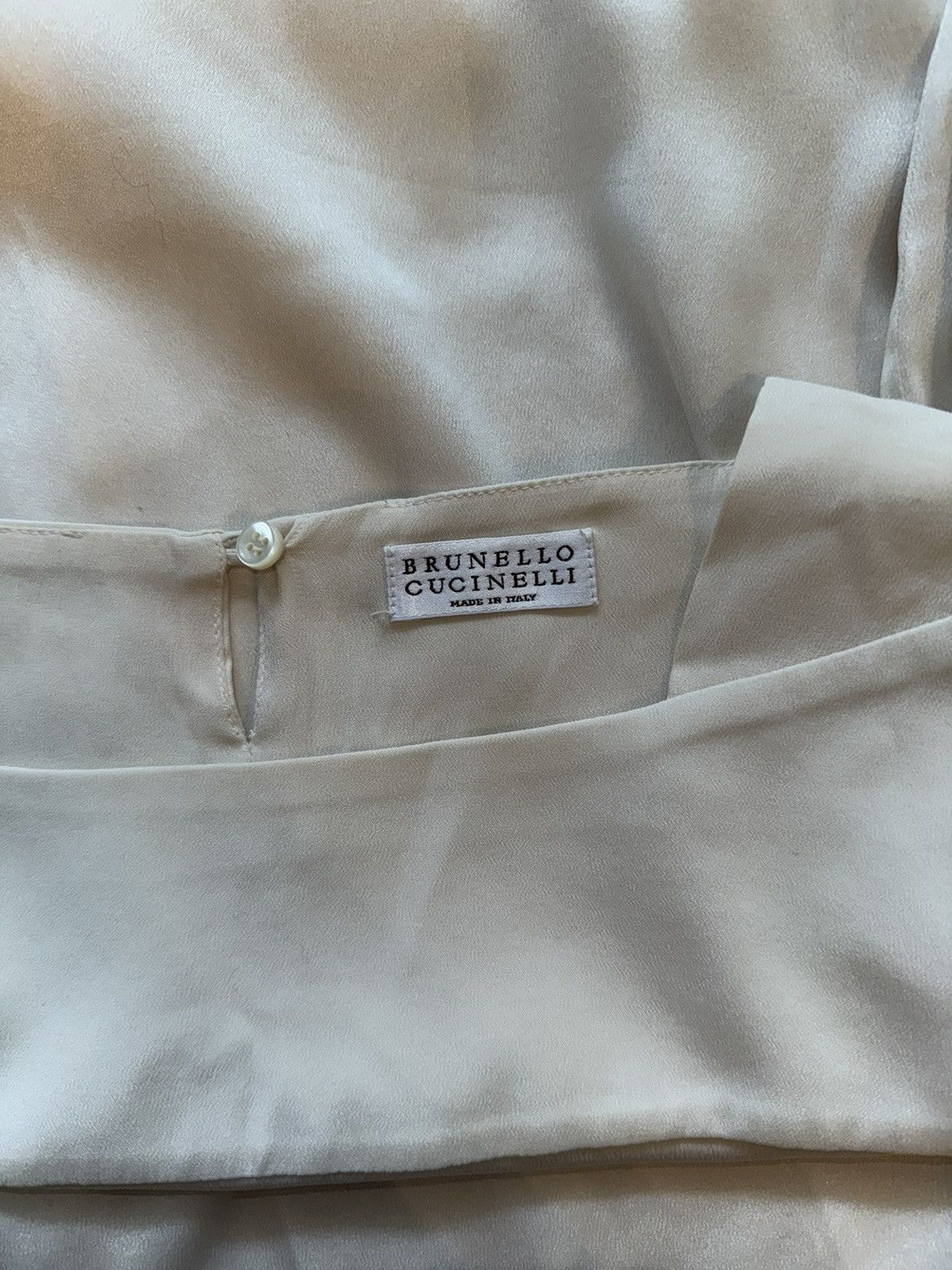 Brunello Cucinelli × Designer Brunello Cucinelli luxury silk blouse Size M / US 6-8 / IT 42-44 - 3 Thumbnail