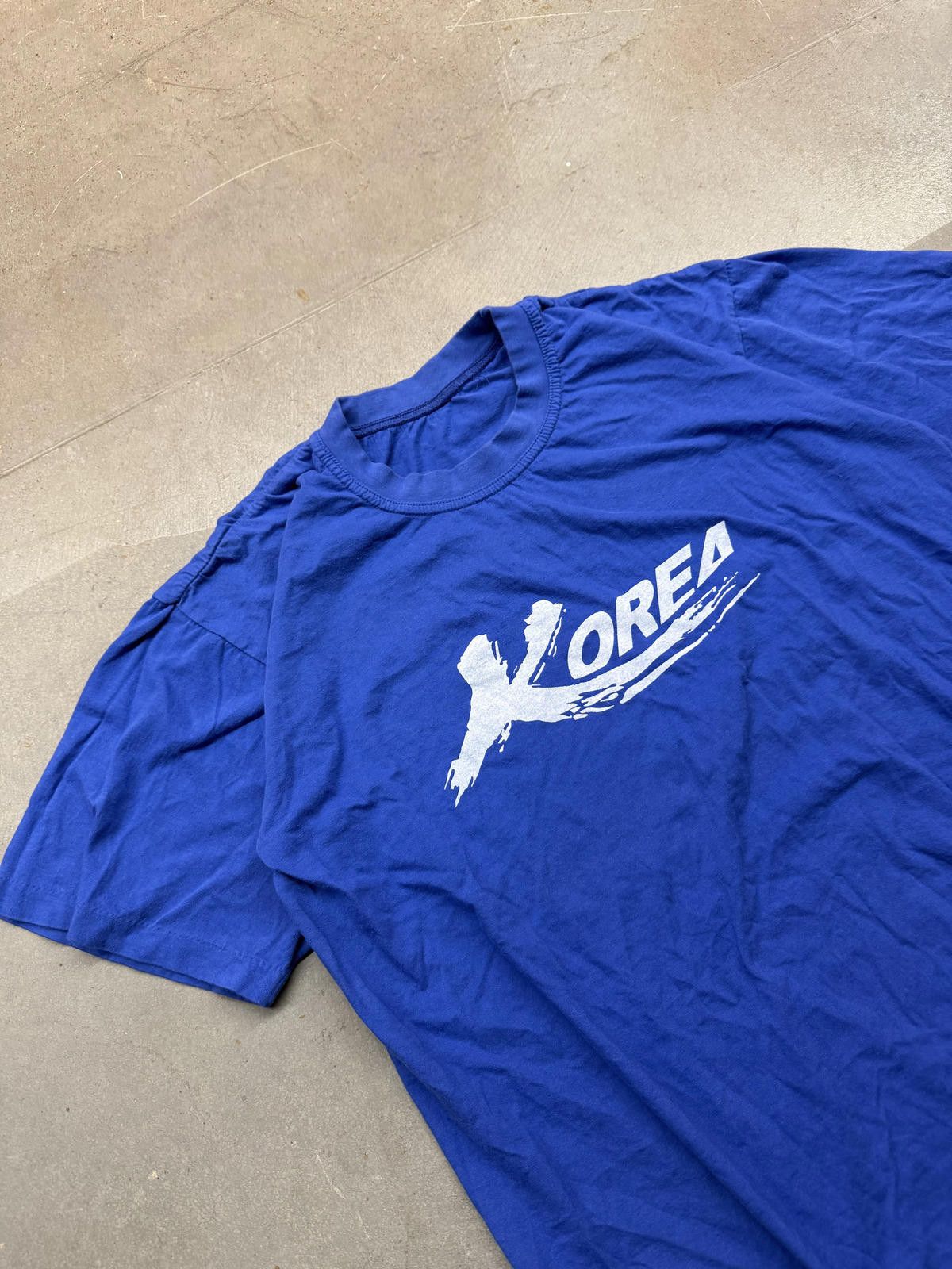 Other Vintage 80s/90s "Korea" Single Stitch Tshirt Large Blue Size L / US 10 / IT 46 - 2 Thumbnail