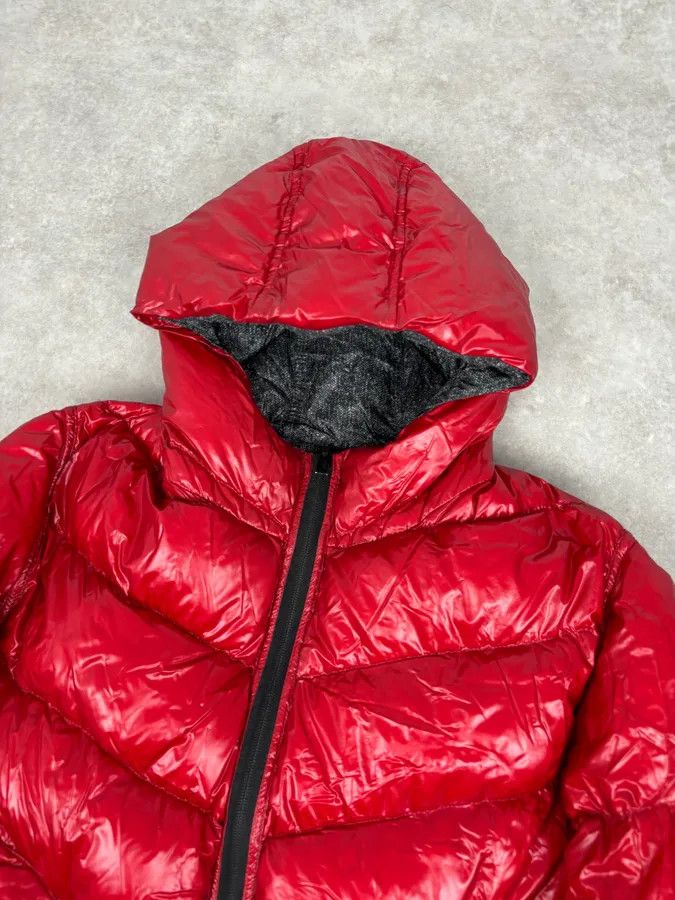 Armani Collezioni Armani Collezioni Grey Red Nylon Reversible Quilted Puffer Jacket Size US M / EU 48-50 / 2 - 9 Thumbnail