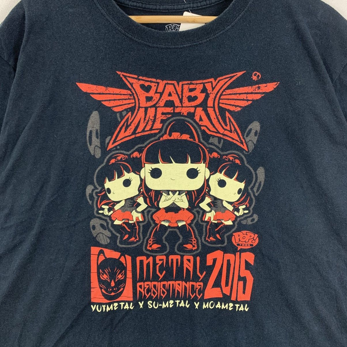 Japanese Brand BABY METAL 2015 Yuimetal Su-Metal Moametal Japanese Tshirt Size US L / EU 52-54 / 3 - 4 Thumbnail