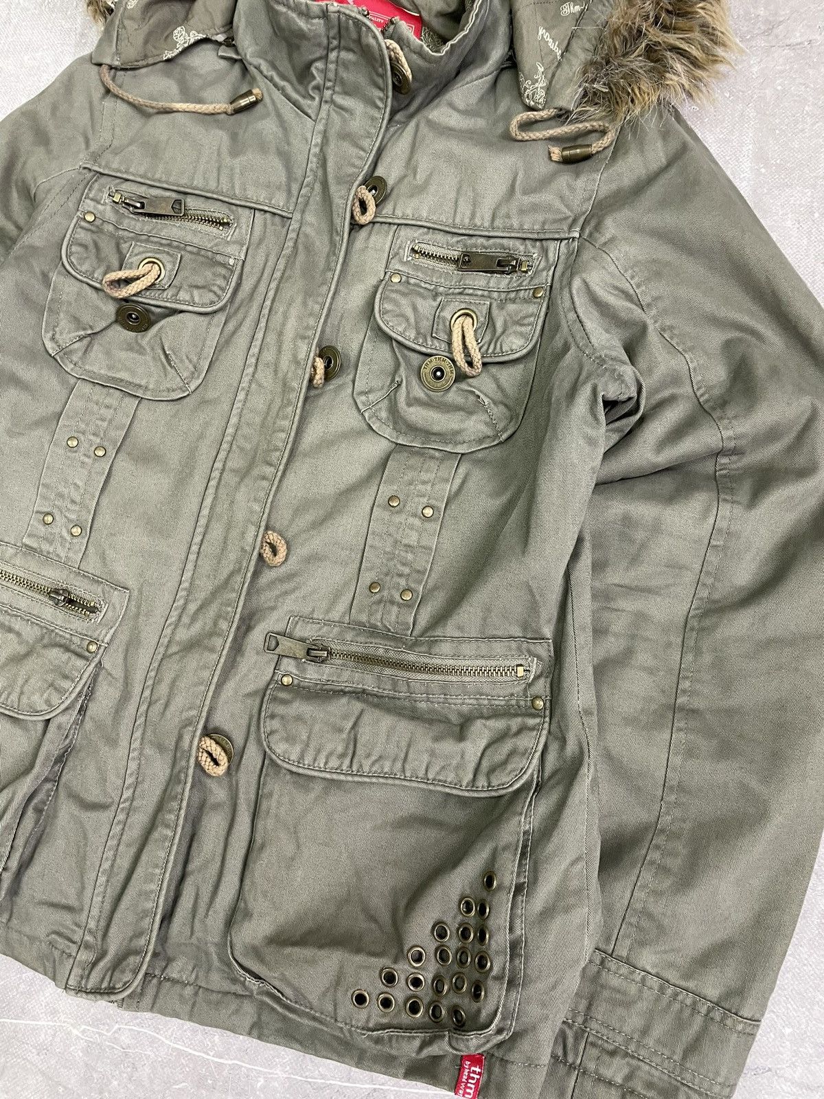 Hysteric Glamour Military fur hood japanese if six was nine jacket army Size US M / EU 48-50 / 2 - 5 Thumbnail