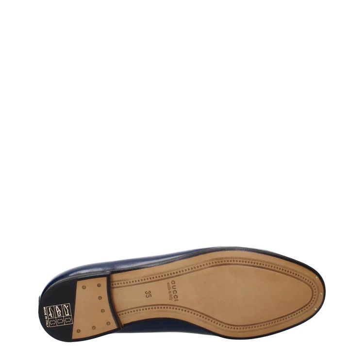 Gucci ob1o1e1124 Leather Loafers in Blue Size US 5 / IT 35 - 5 Thumbnail