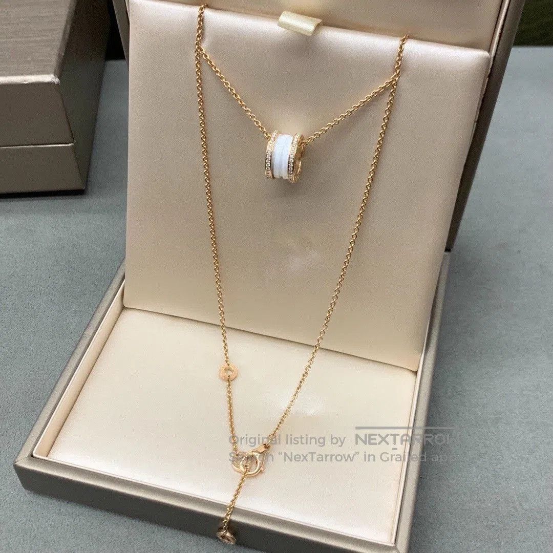 Bvlgari Bvlgari B.zero1 White Ceramic Necklace. Size ONE SIZE - 3 Thumbnail