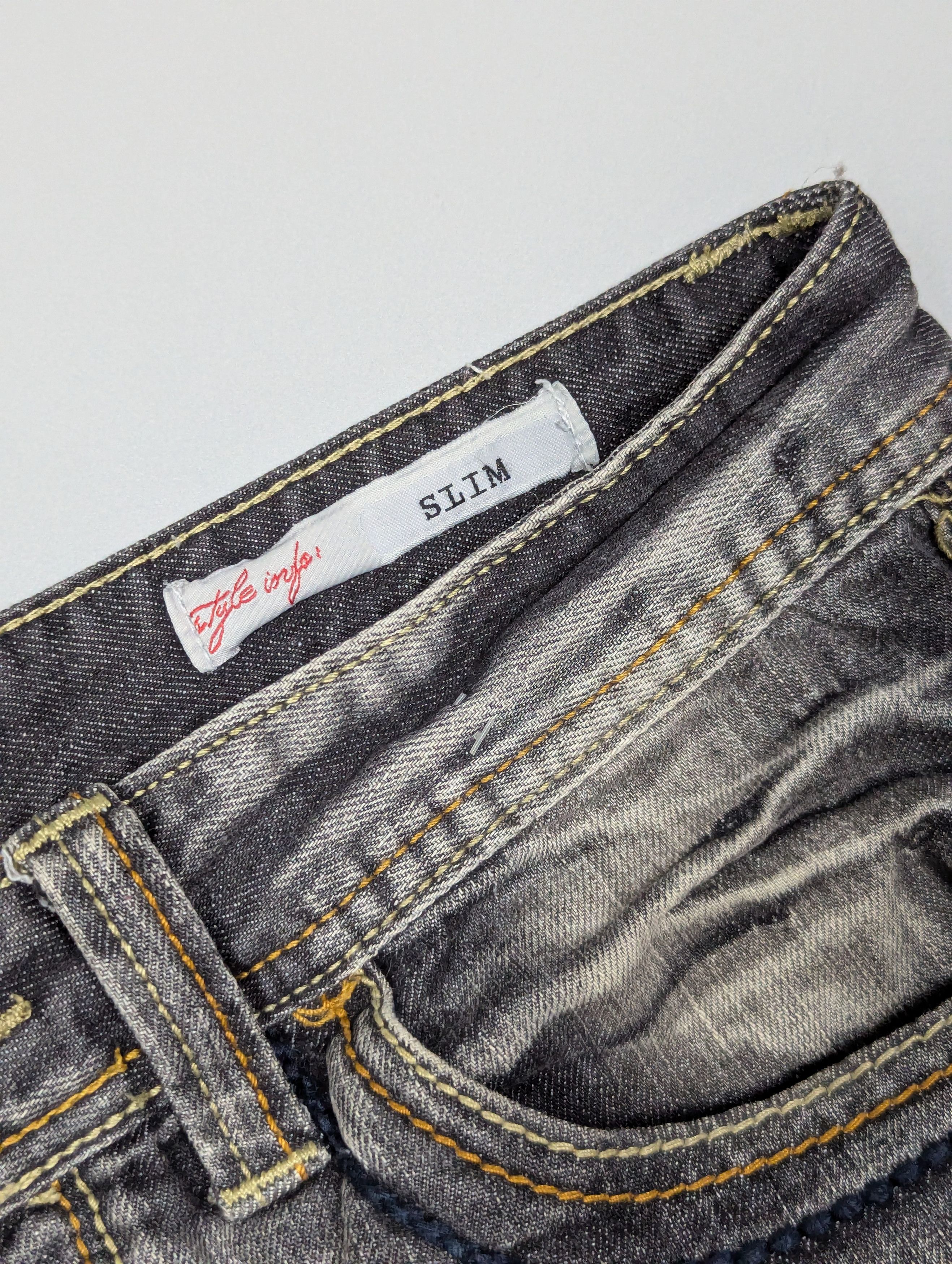 Hysteric Glamour × Vintage JeansNet Y2K Avant Garde Washed Denim Gray Distressed Jeans Size US 32 / EU 48 - 7 Thumbnail