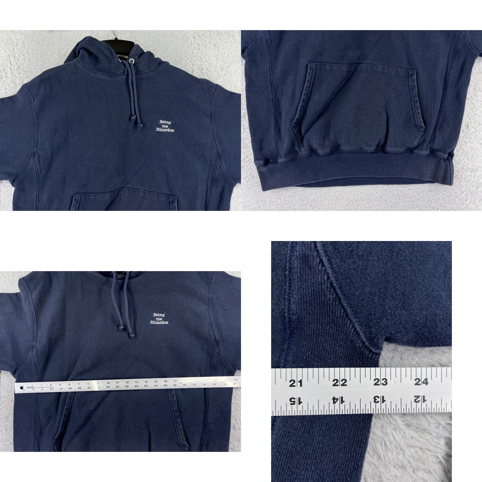 Champion Champion Reverse Weave Hoodie Mens Adult Large Blue Sweatshirt Size US L / EU 52-54 / 3 - 8 Thumbnail